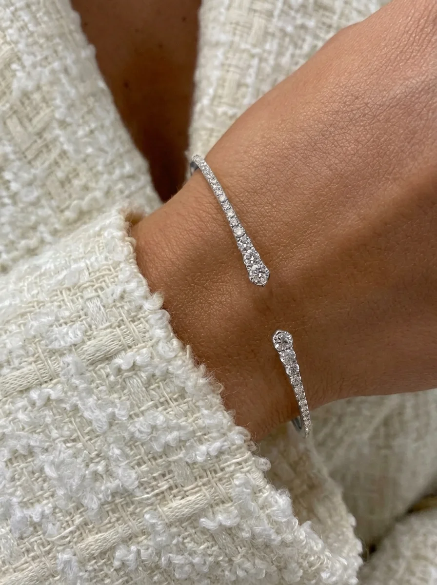 "MMTime™" Bracelet in 18k white gold, photo 12