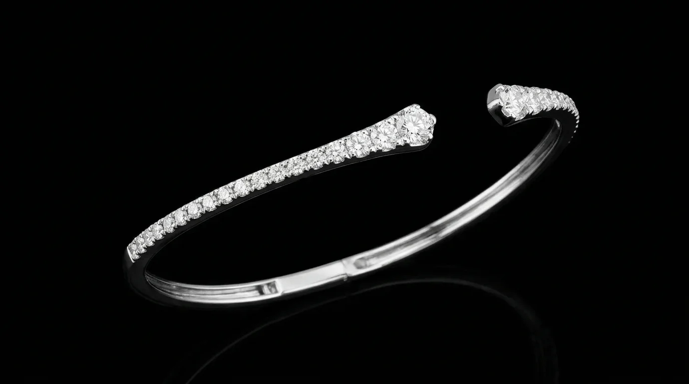 "MMTime™" Bracelet in 18k white gold, photo 6