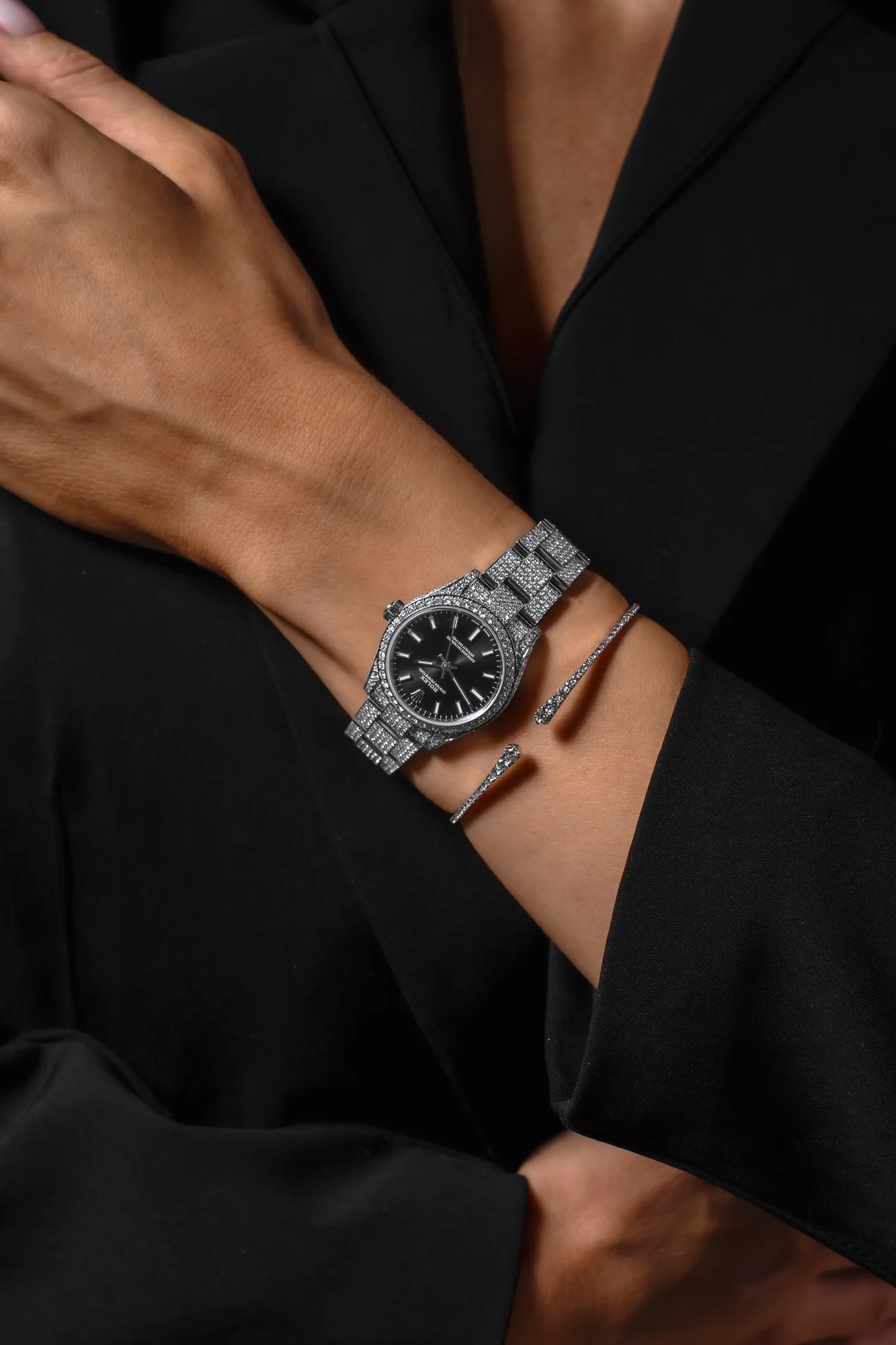"MMTime™" Bracelet in 18k white gold, photo 9