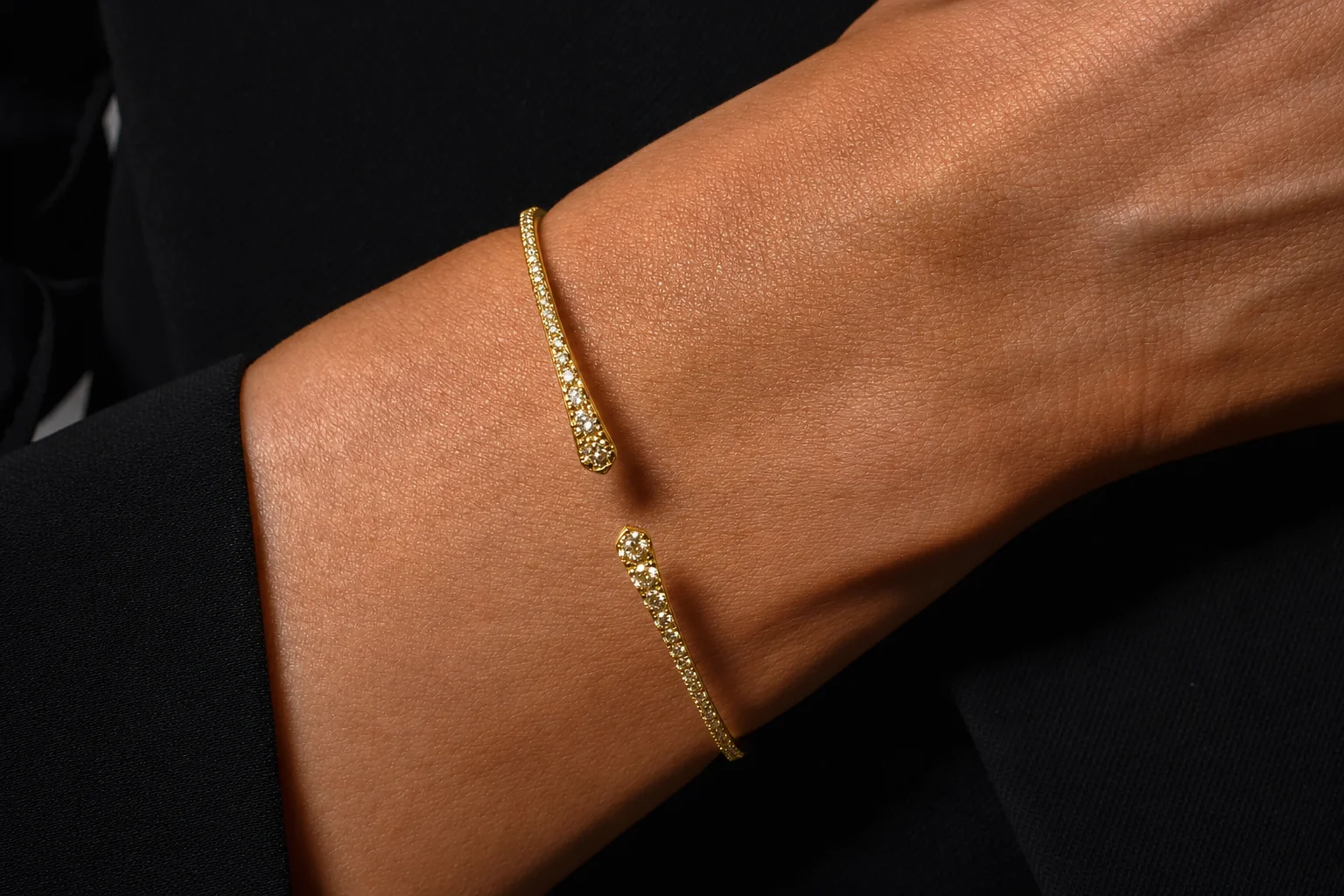 "MMTime™" Bracelet in 18k yellow gold, photo 2
