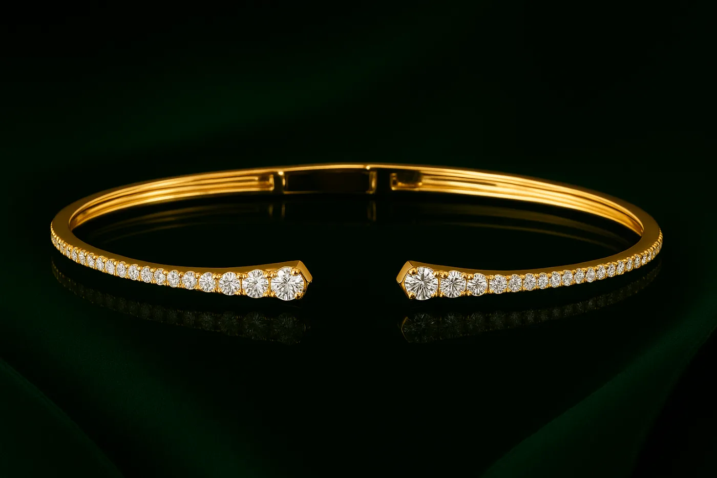 "MMTime™" Bracelet in 18k yellow gold, photo 3