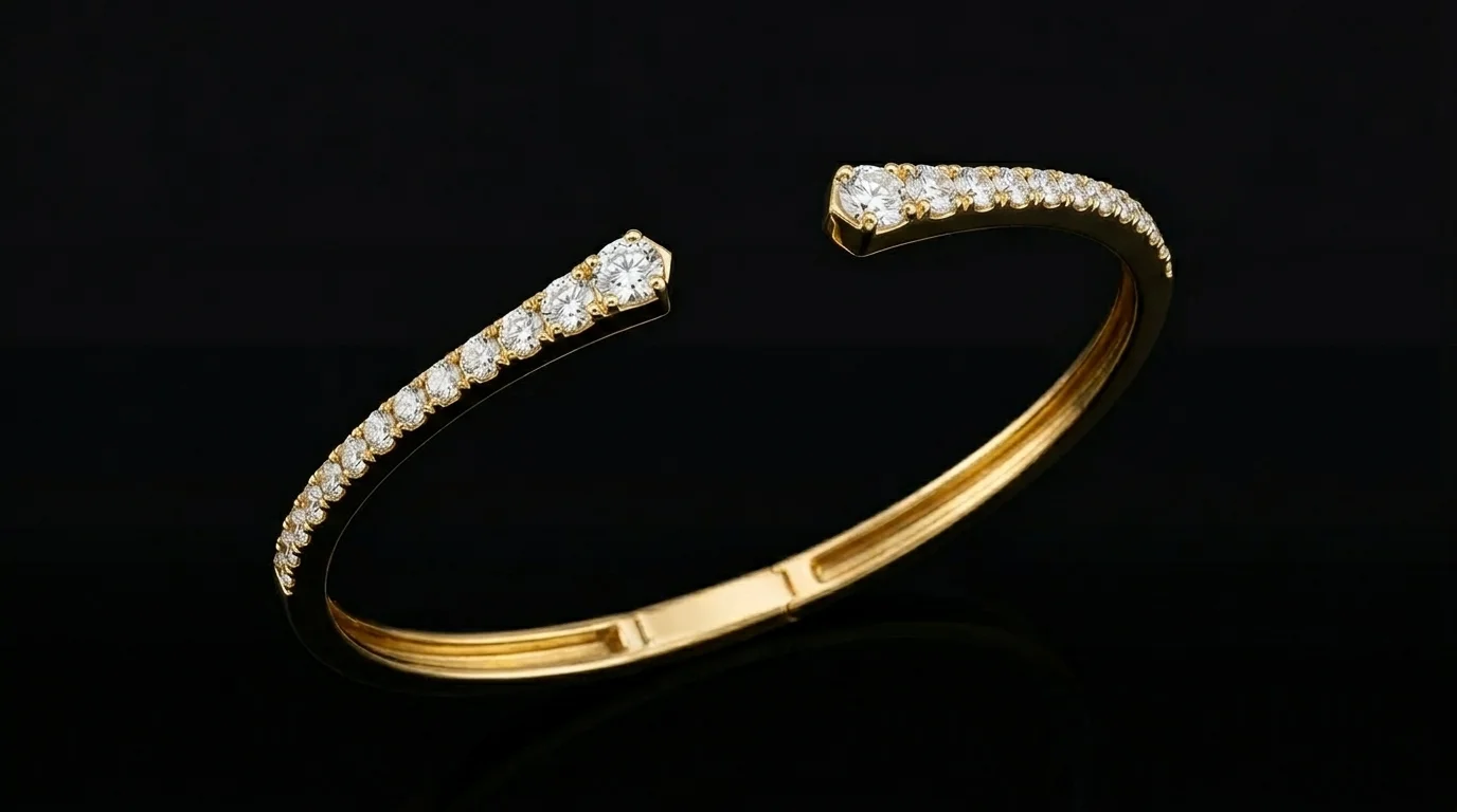 "MMTime™" Bracelet in 18k yellow gold, photo 4
