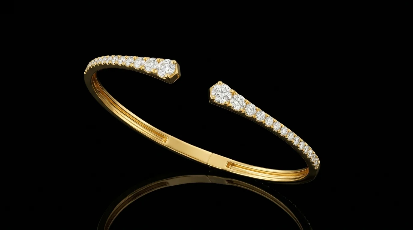 "MMTime™" Bracelet in 18k yellow gold, photo 5