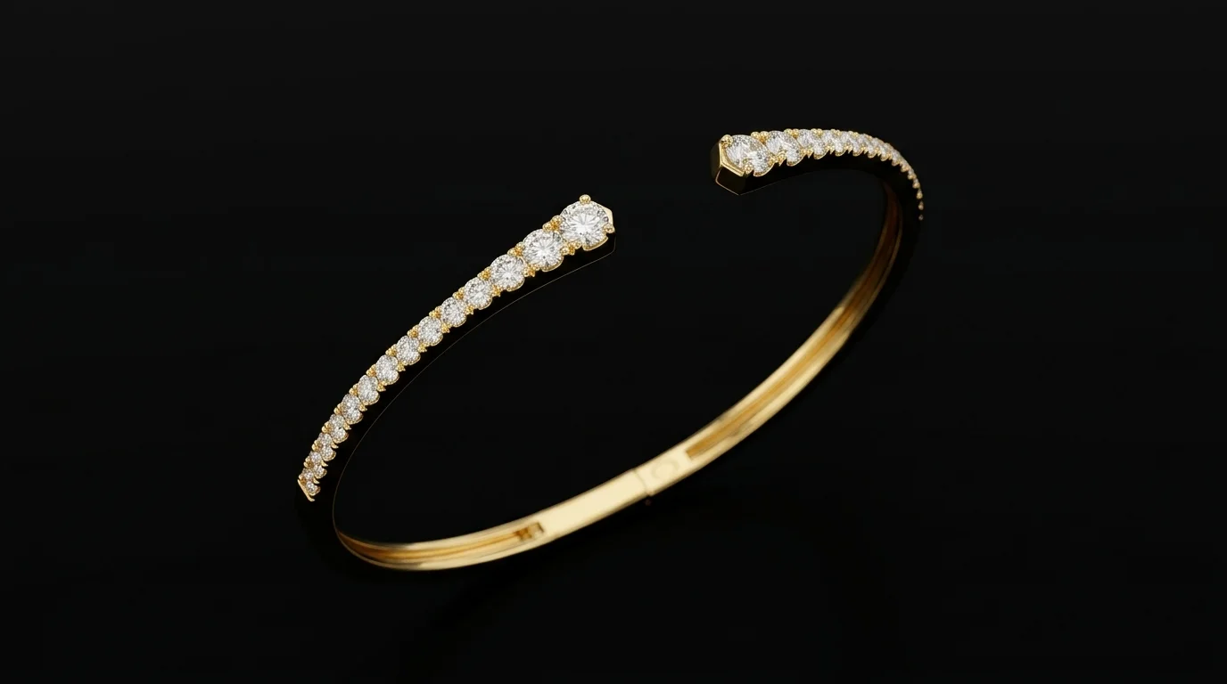 "MMTime™" Bracelet in 18k yellow gold, photo 6