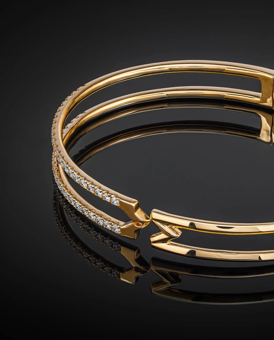 "Mystery™" Bracelet in 18k yellow gold, photo 4