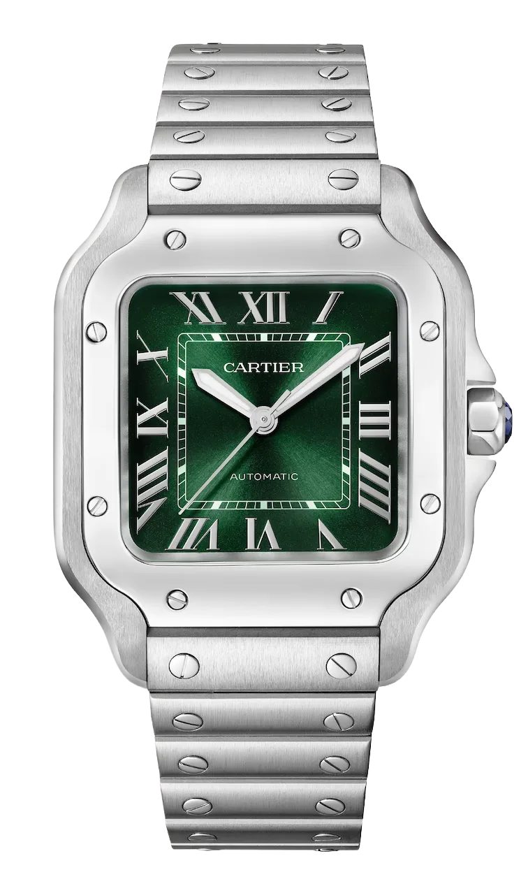 Cartier Santos Medium Green Dial, photo 9