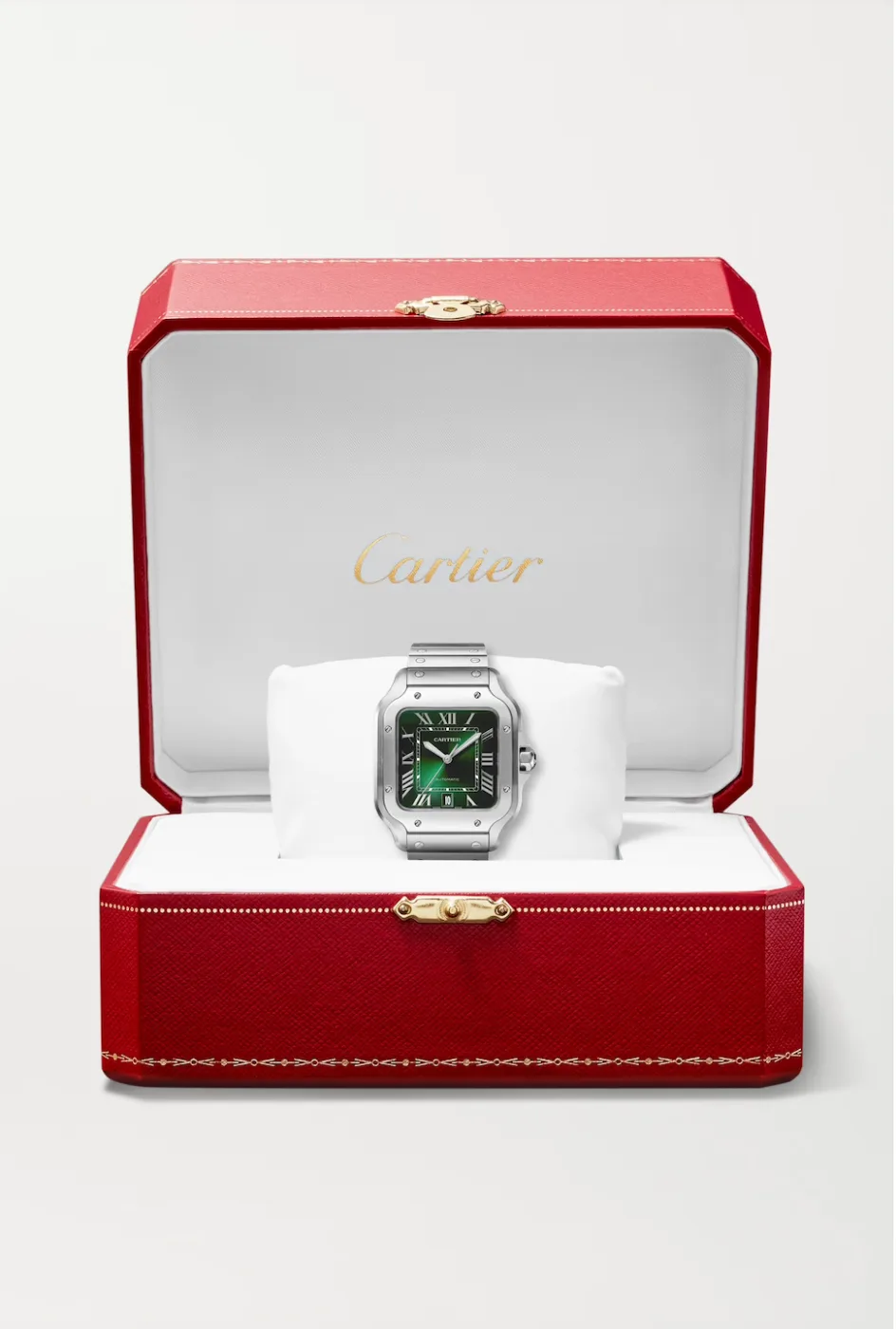 Cartier Santos Large Green Dial, photo 2