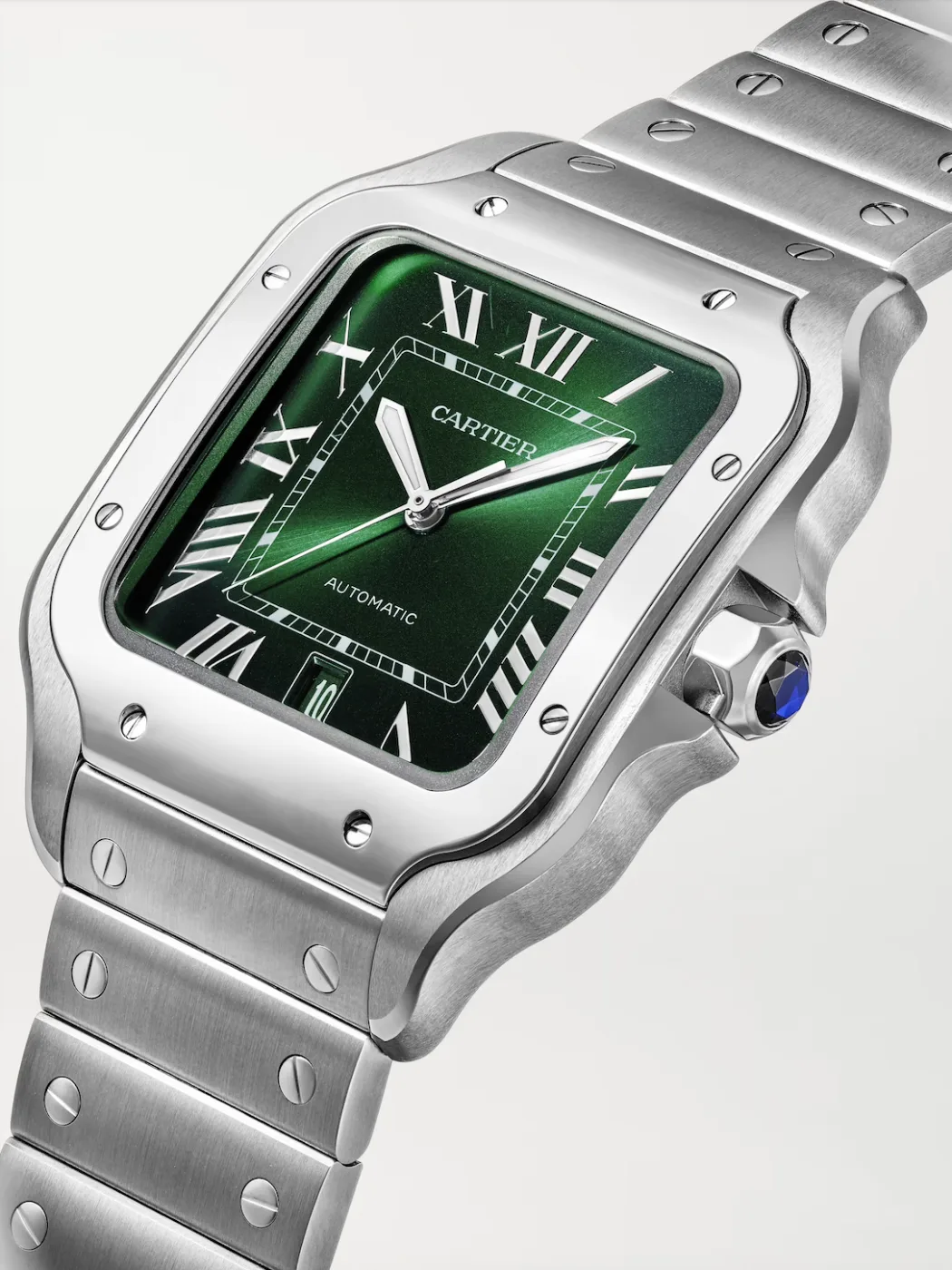 Cartier Santos Large Green Dial, photo 12