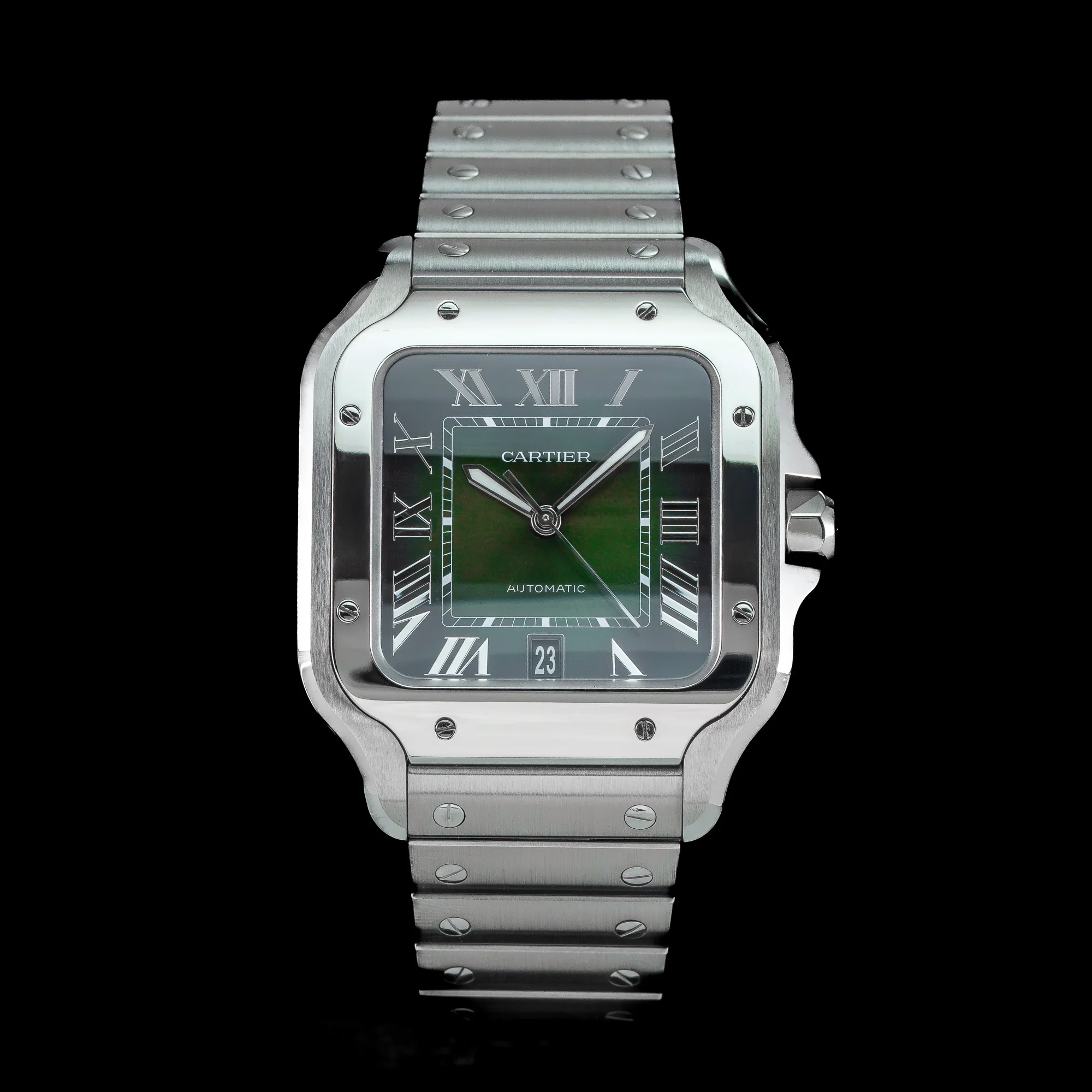 Cartier Santos Large Green Dial, photo 5