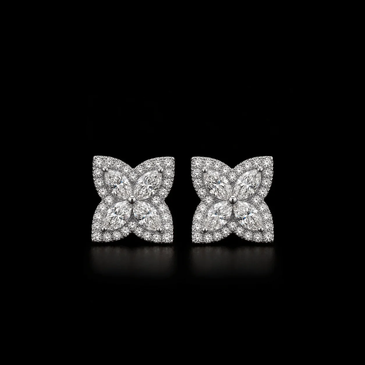 Belissima™ Earrings – White gold