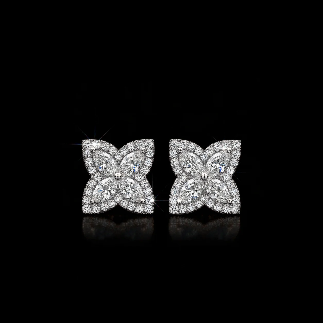 Belissima™ Earrings in white Gold, photo 5