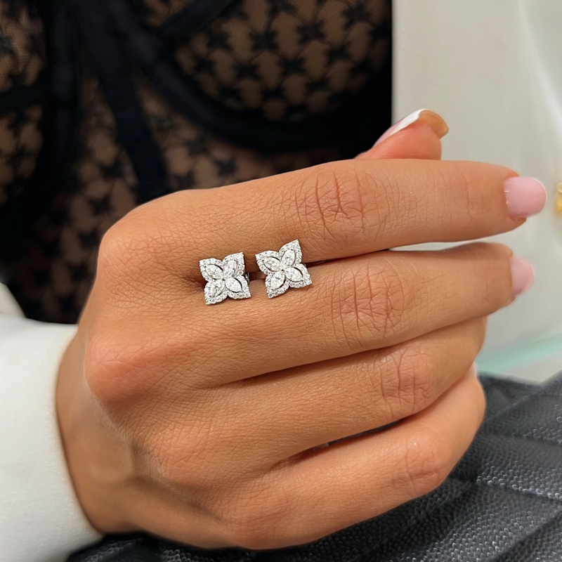 Belissima™ Earrings in white Gold, photo 6