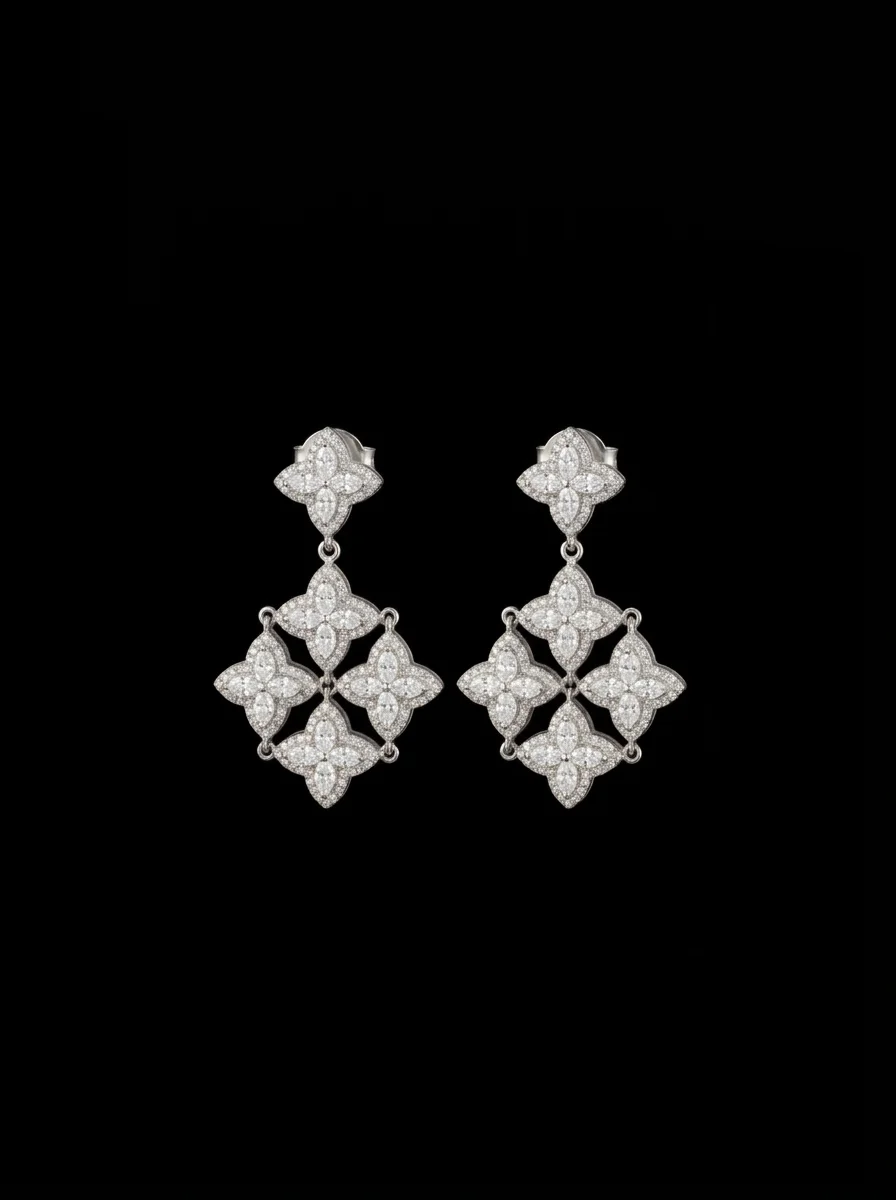 "Belissima™" Small Earrings – White gold 18k