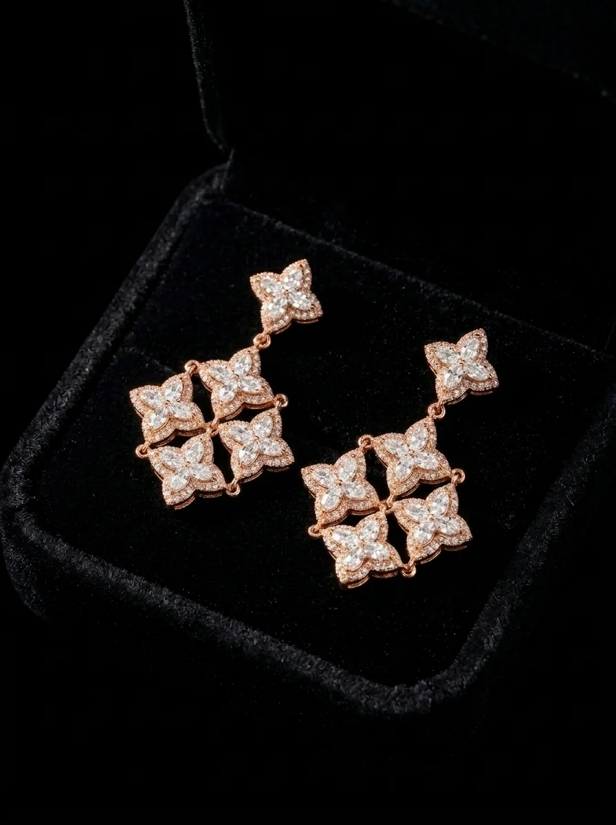 Belissima™ Small Earrings in rose gold, photo 3