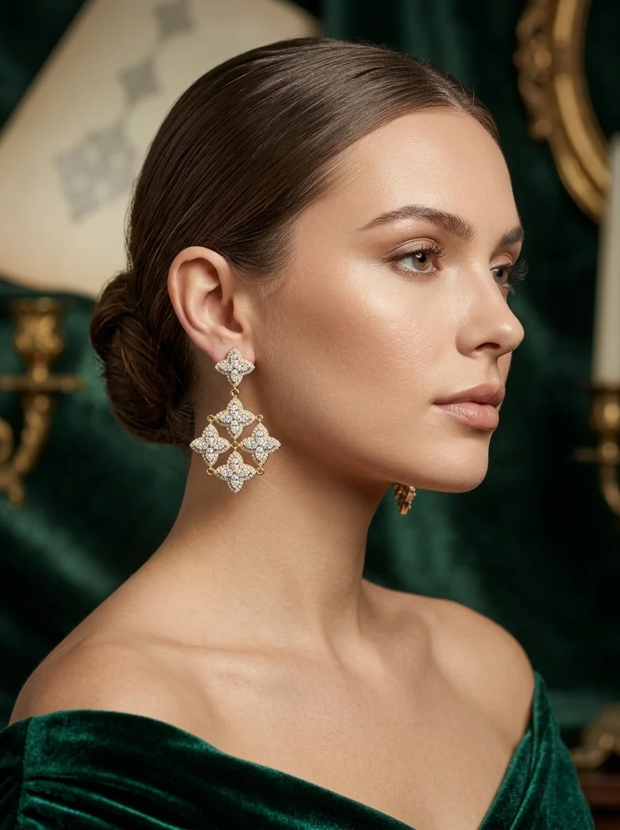 Belissima™ Small Earrings in yellow Gold, photo 2