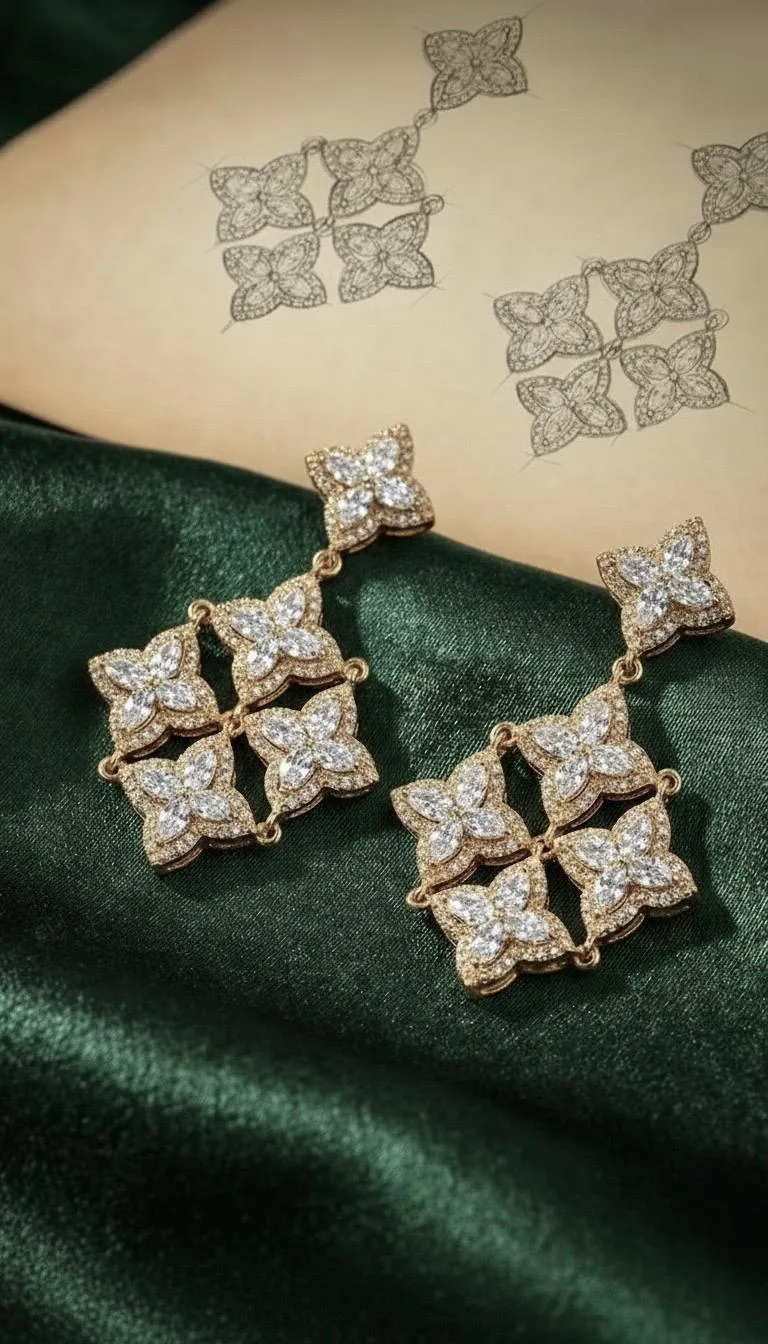 Belissima™ Small Earrings in yellow Gold, photo 4