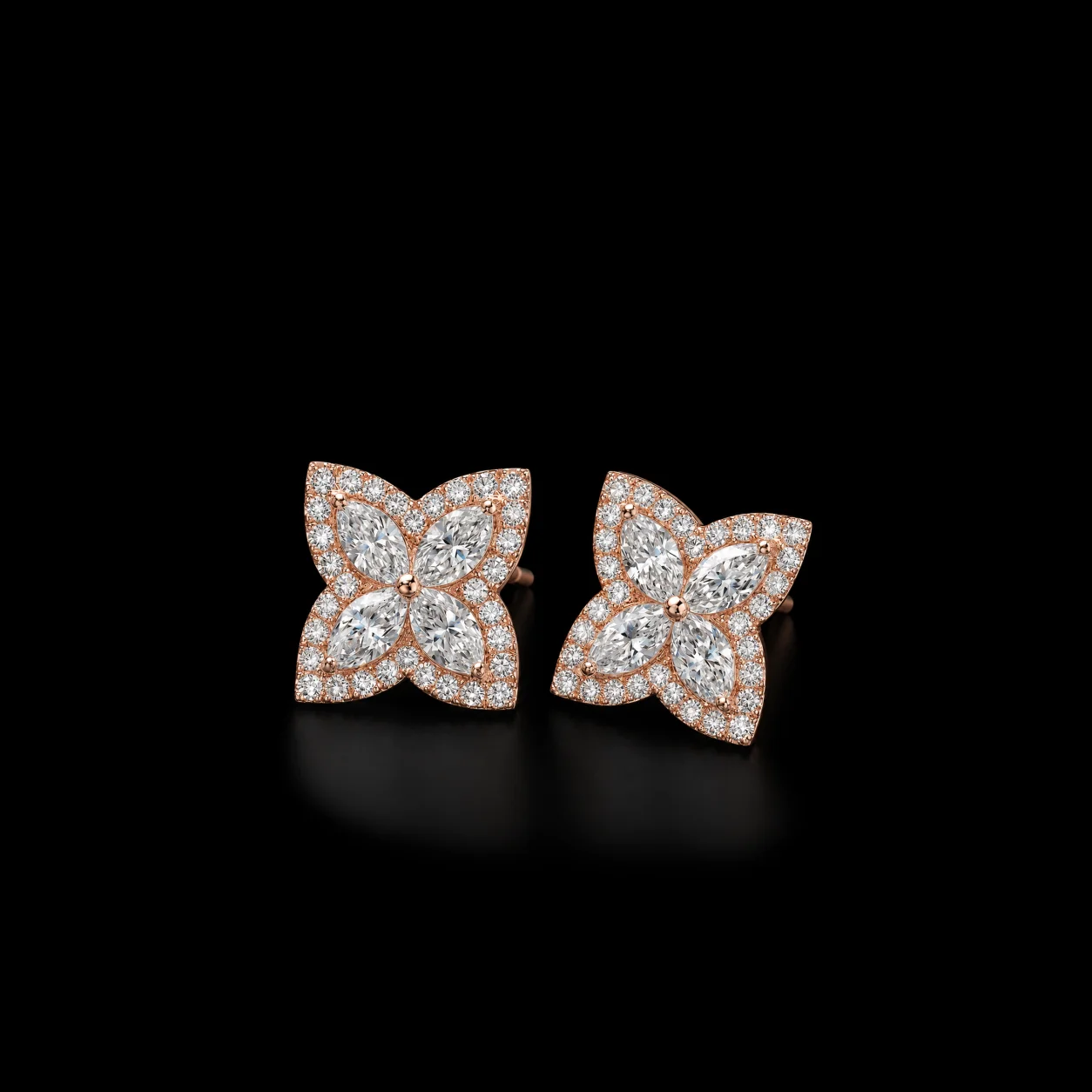 "Belissima™" Earrings in rose Gold, photo 3