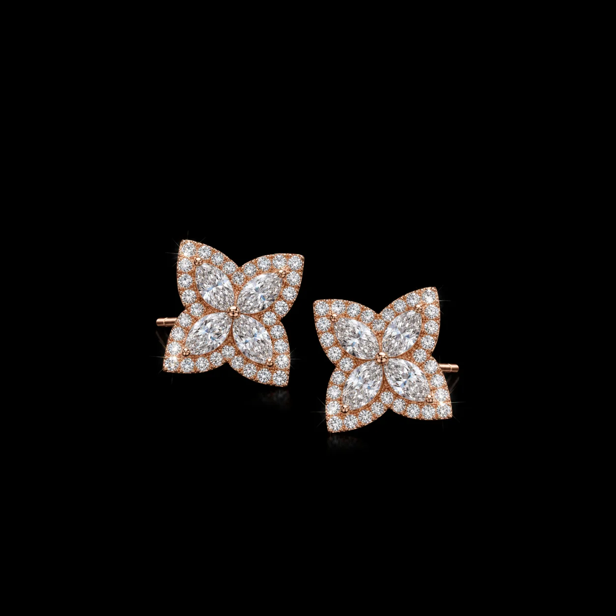 "Belissima™" Earrings in rose Gold, photo 4