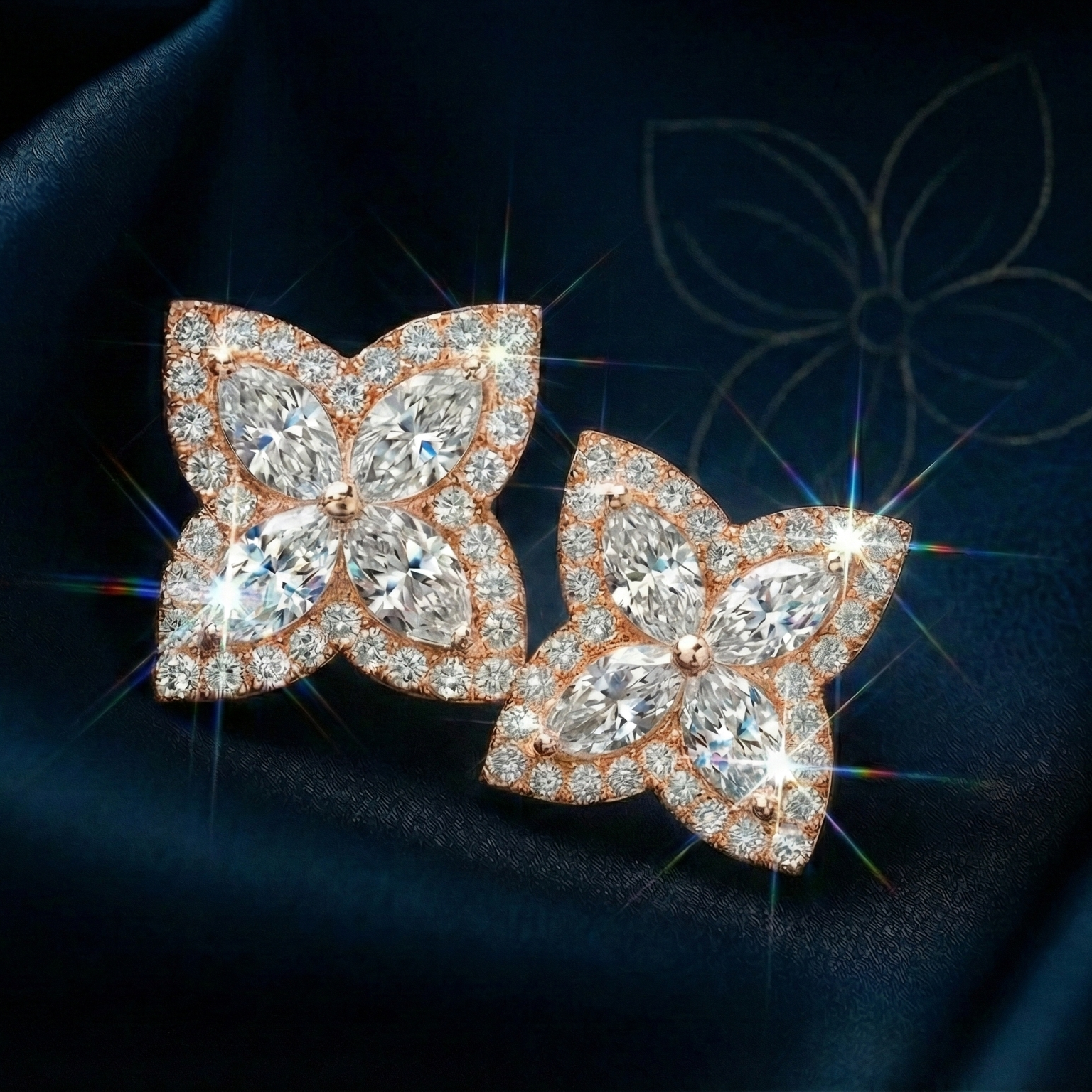 "Belissima™" Earrings in rose Gold, photo 6