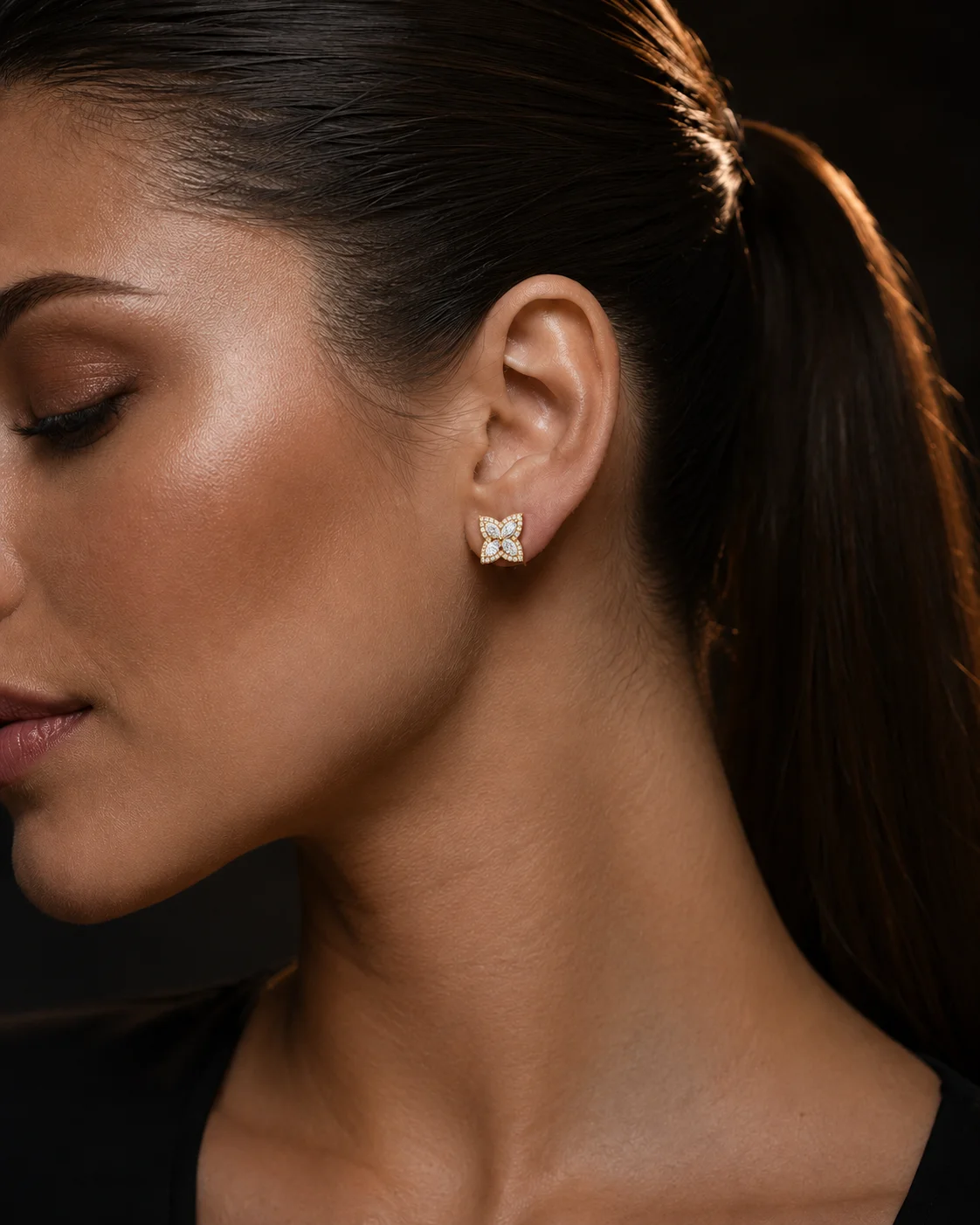 "Belissima™" Earrings in yellow gold, photo 2