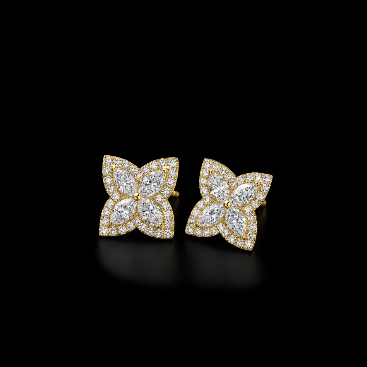 "Belissima™" Earrings in yellow gold, photo 3
