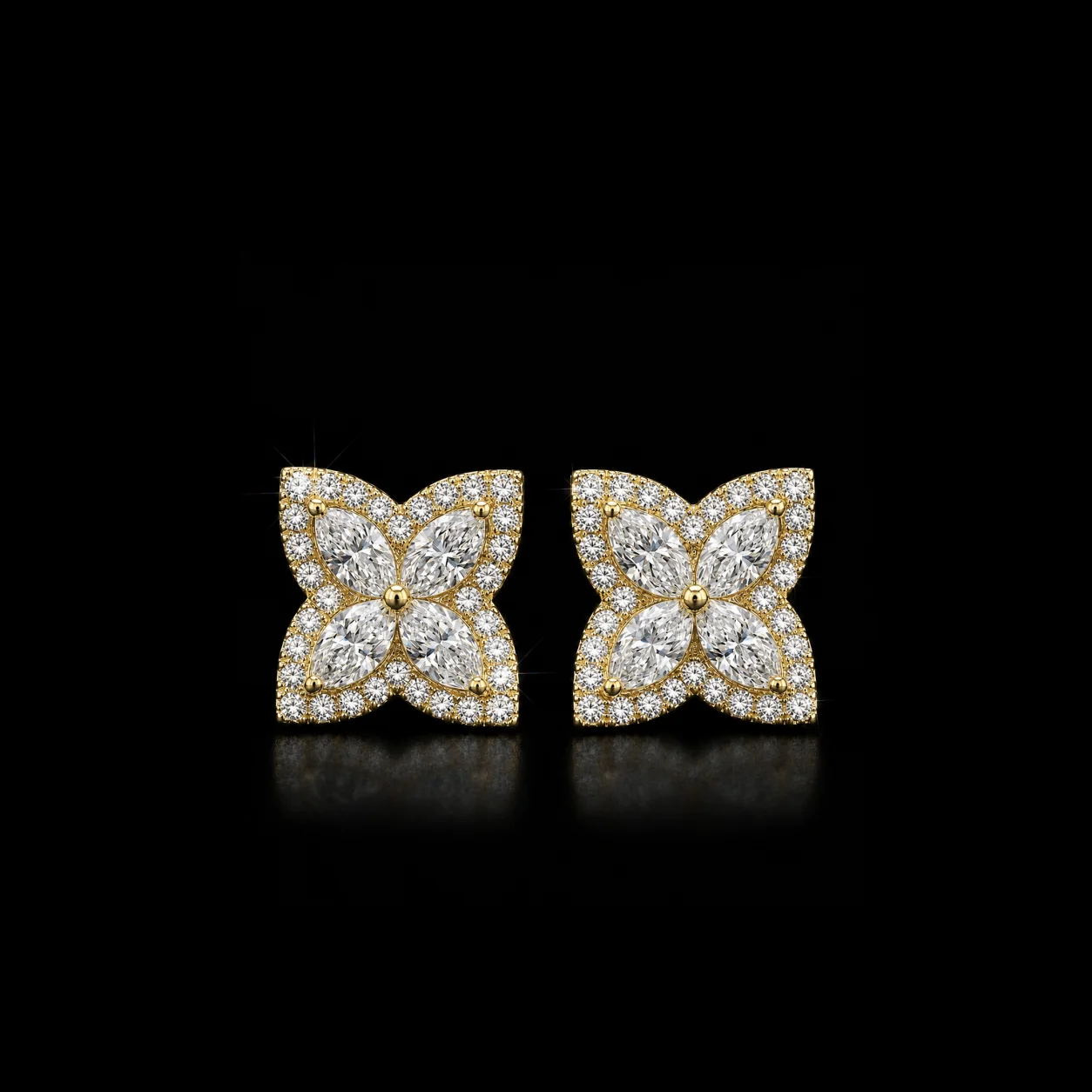 "Belissima™" Earrings in yellow gold, photo 5