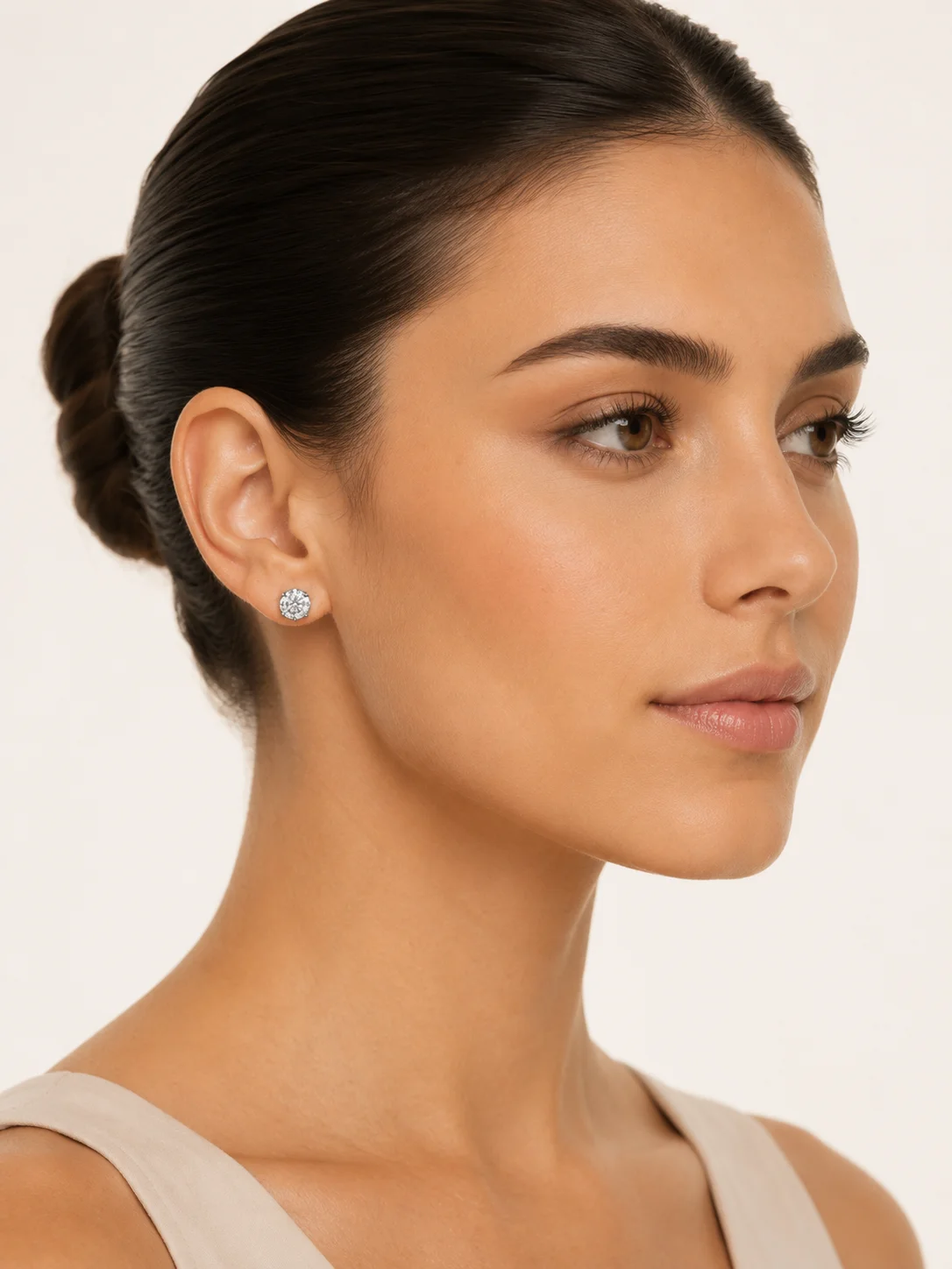 "ClusterBliss™" Earrings in white gold, photo 2