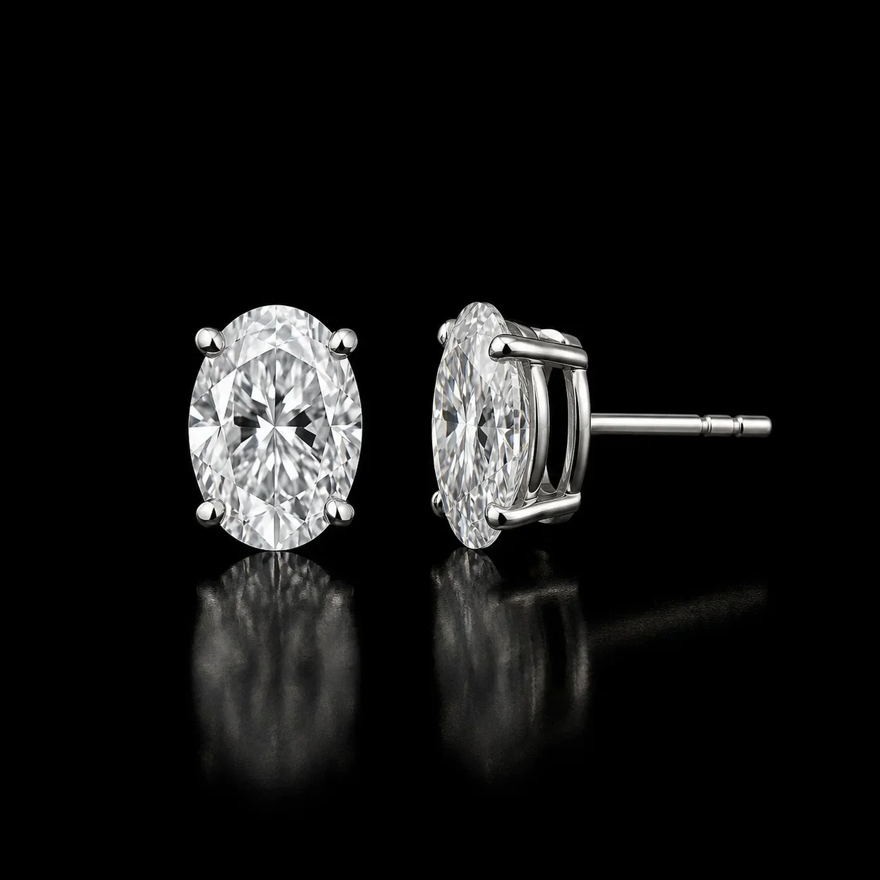"Goccia™" Earrings 1.79ct in white gold, photo 3