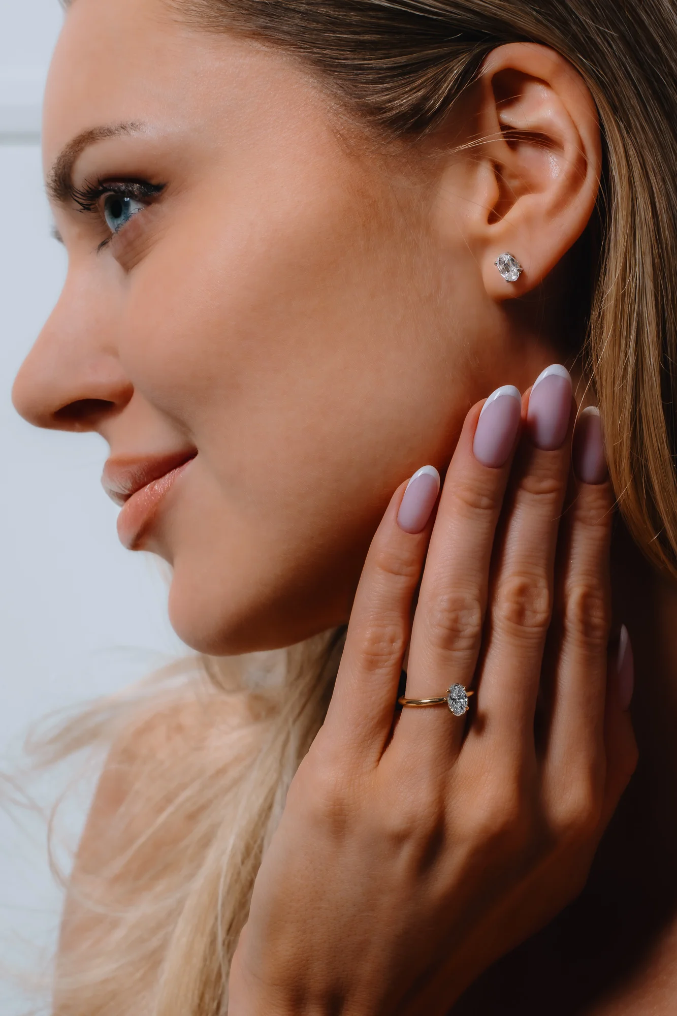 "Goccia™" Earrings in white gold, photo 2