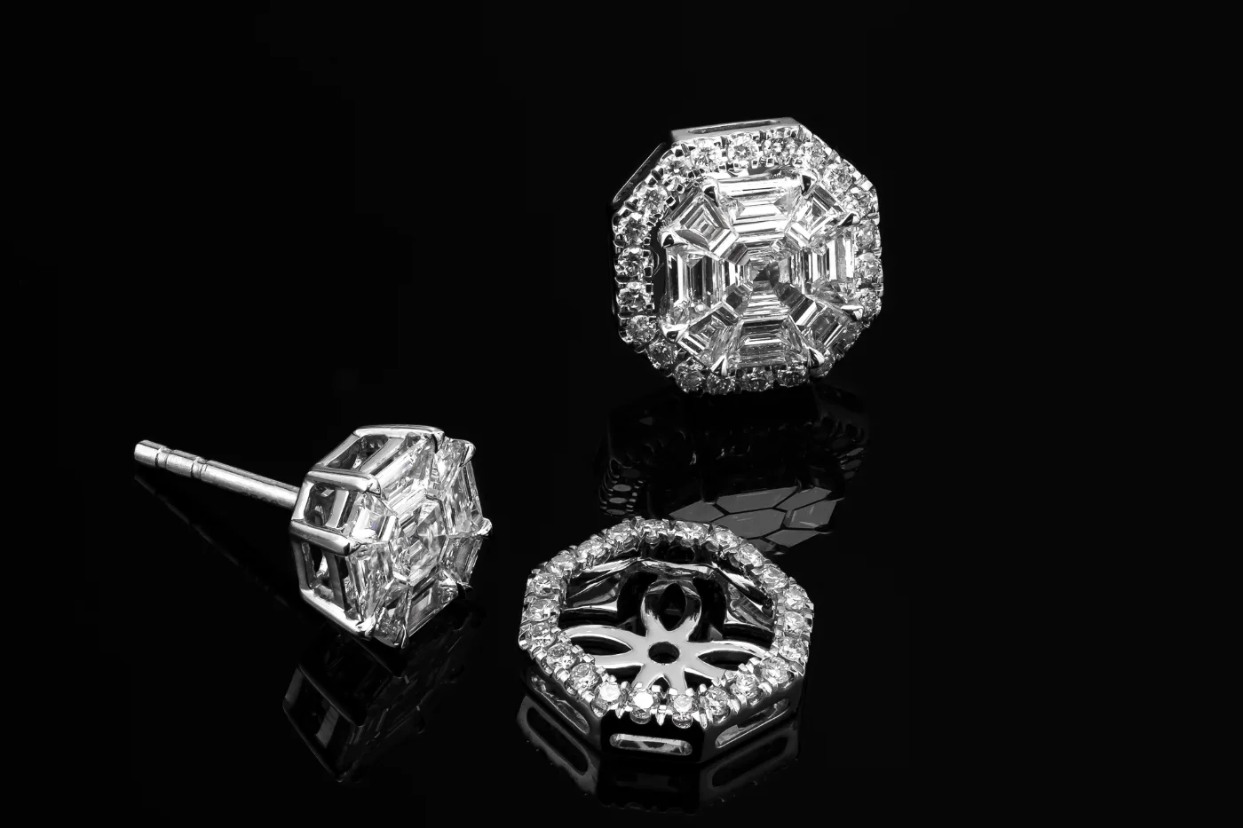 Earrings "InvisibleExceptionnel™" – White gold