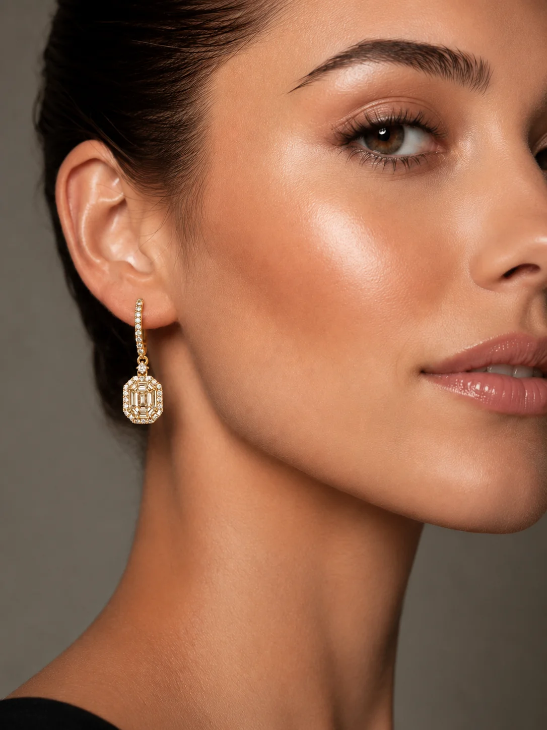 InvisibleLIMITED™ Earrings in 18K yellow gold, photo 2