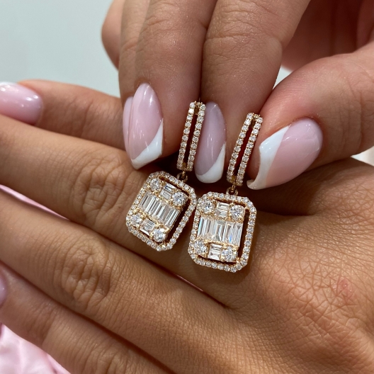 "InvisibleNuevo™" Earrings in rose Gold, photo 4