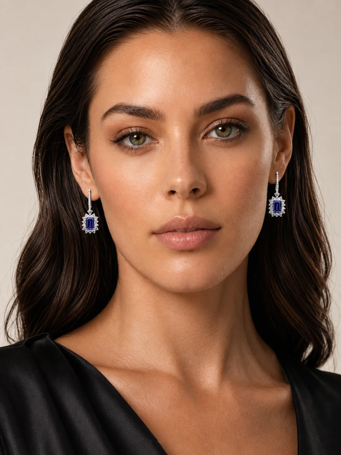 "BlueSovereign™" Earrings in 18k white gold, photo 6