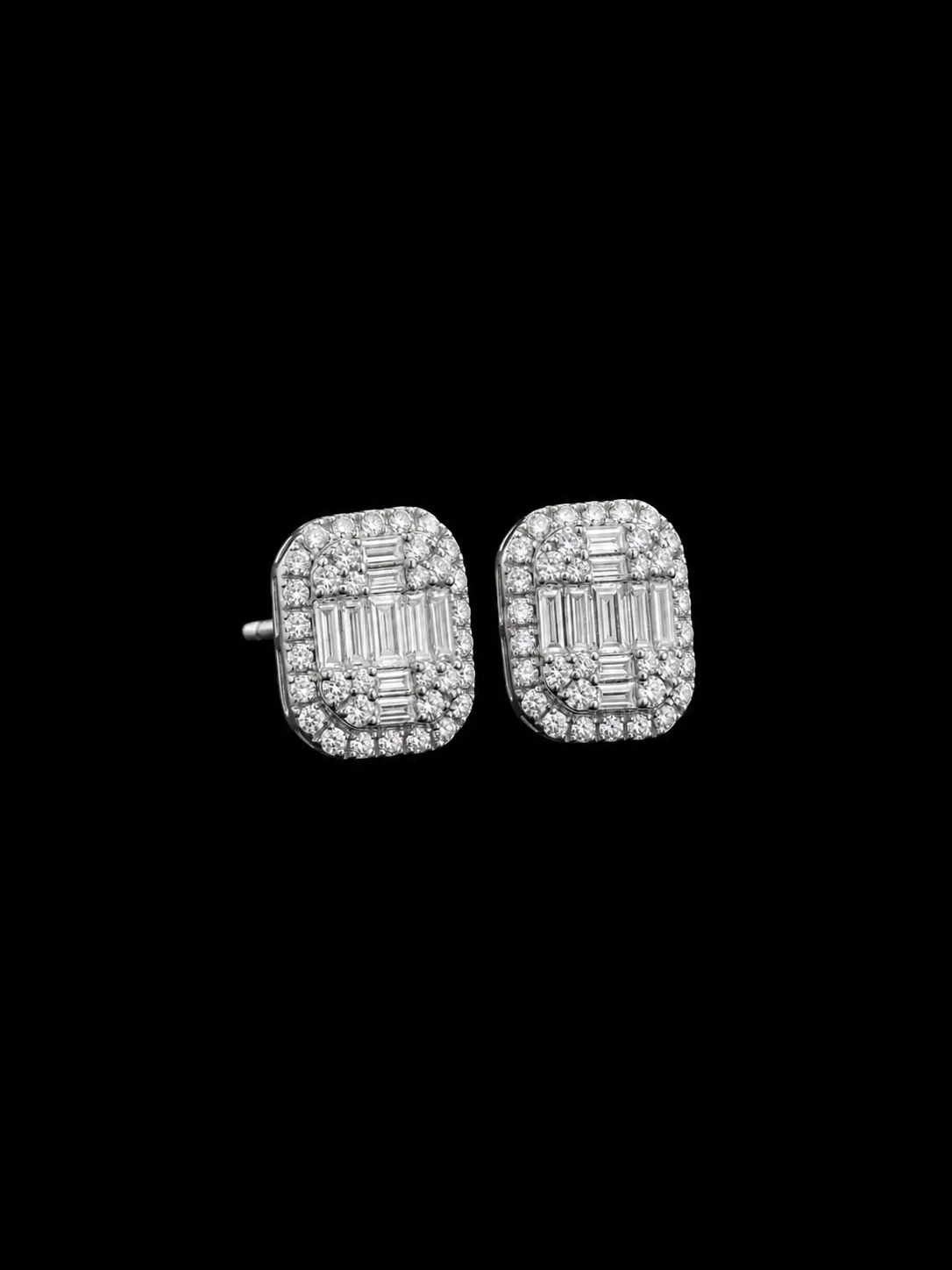 "LeLuxe™" Earrings in white gold, photo 3