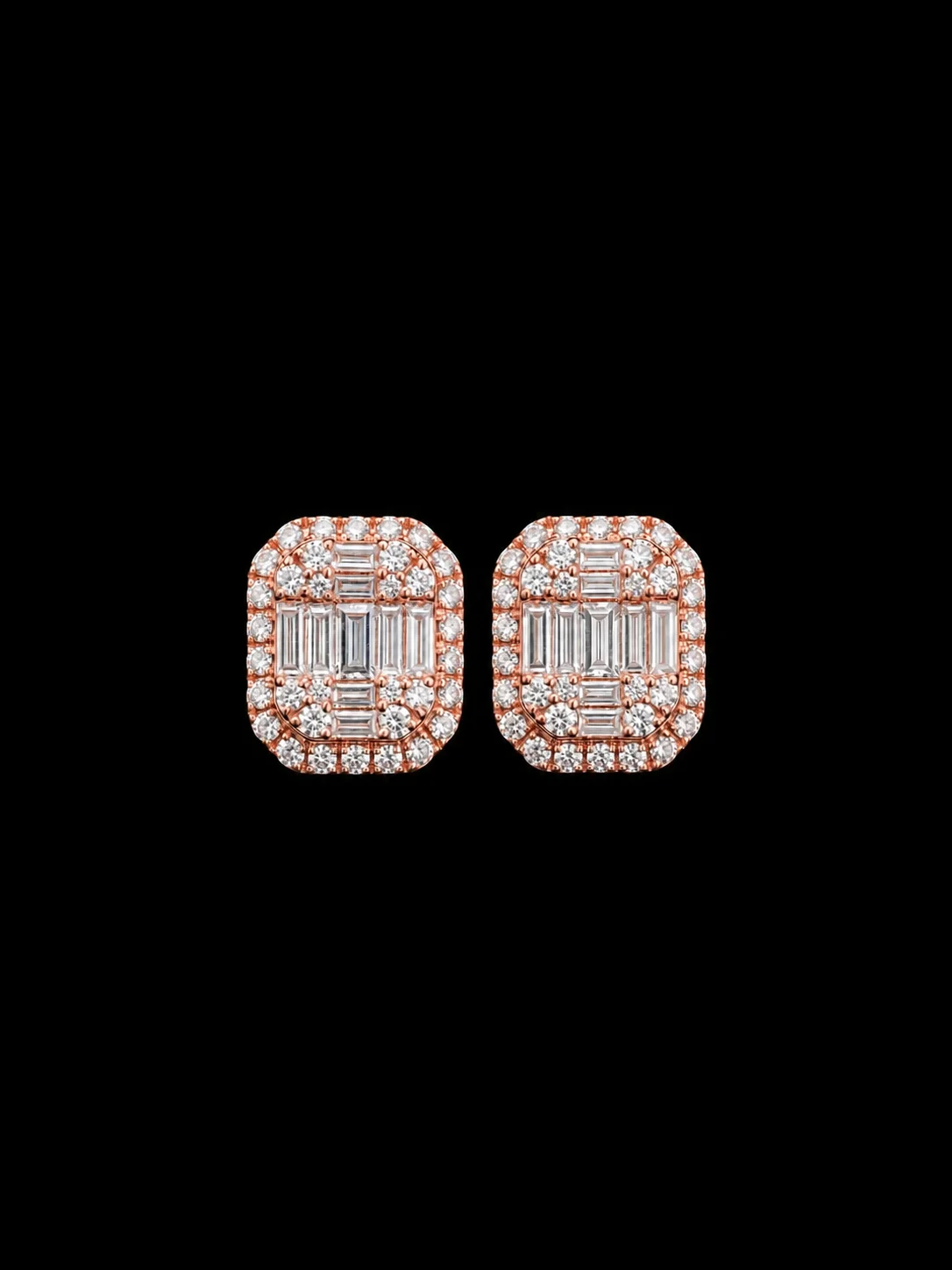 "LeLuxe™" Earrings – Rose gold