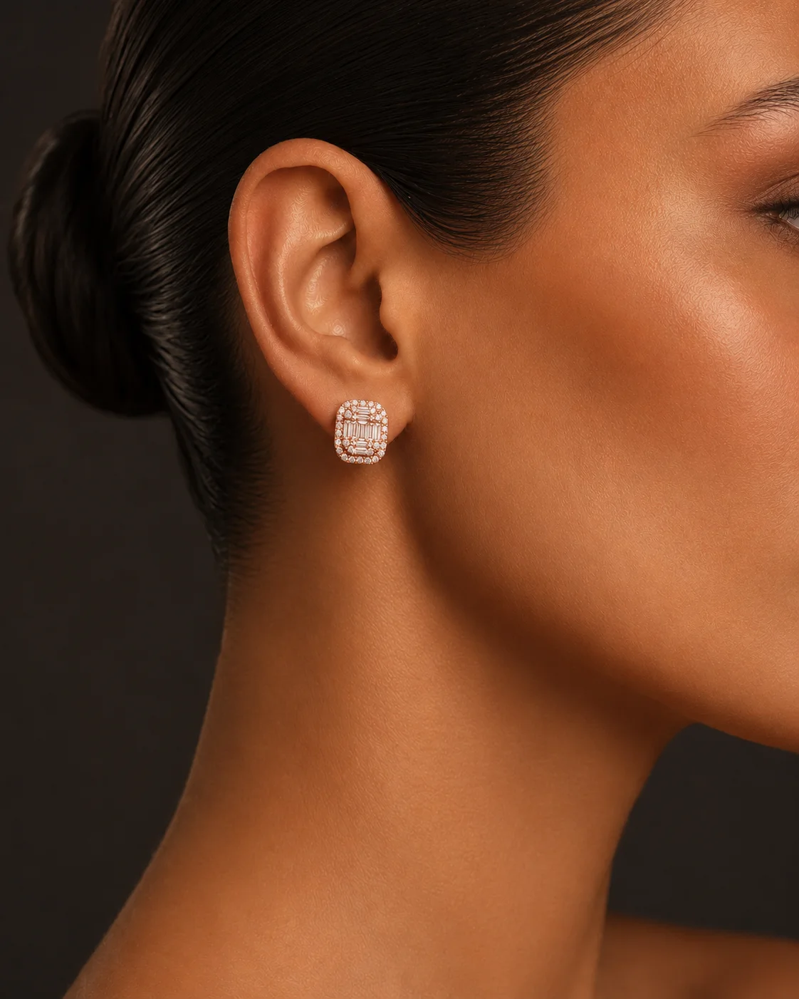 "LeLuxe™" Earrings in rose Gold, photo 2