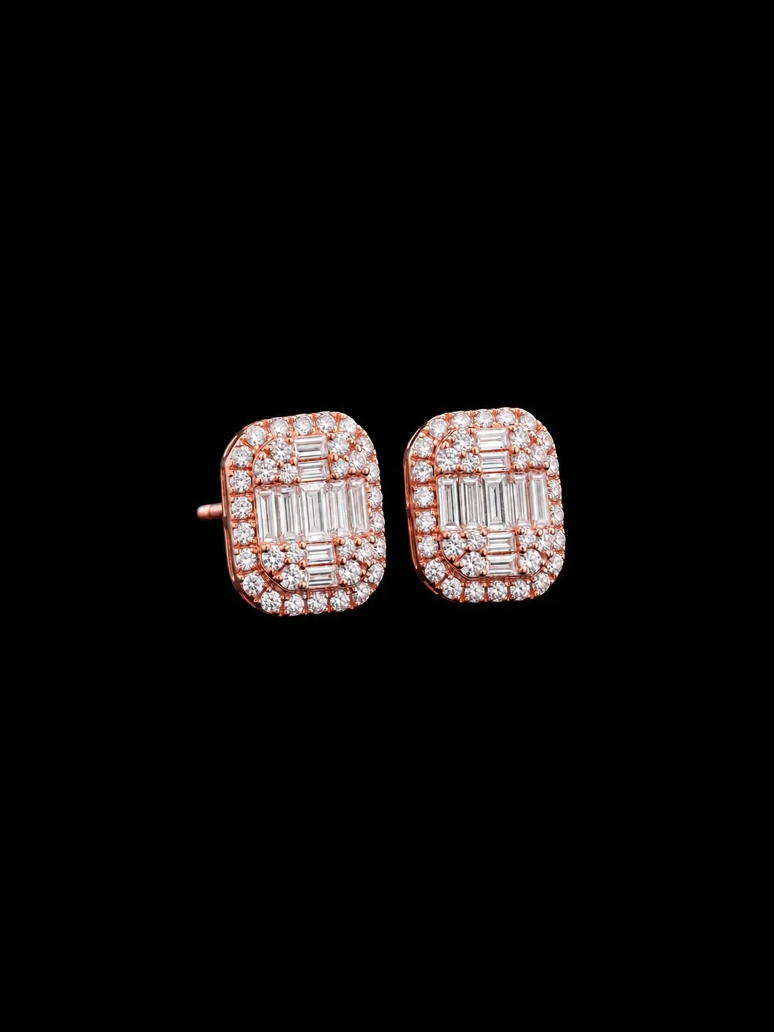 "LeLuxe™" Earrings in rose Gold, photo 3