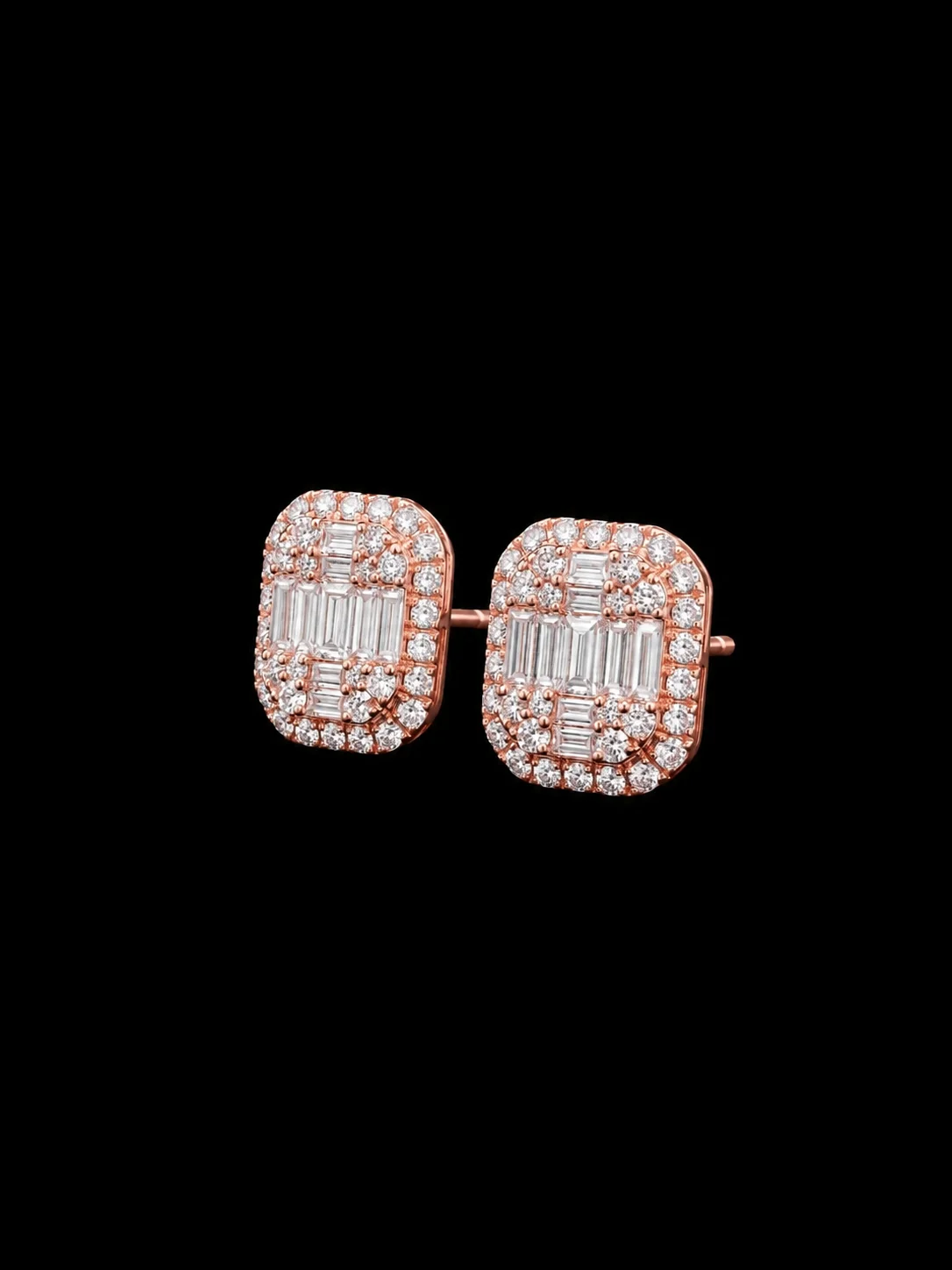"LeLuxe™" Earrings in rose Gold, photo 4