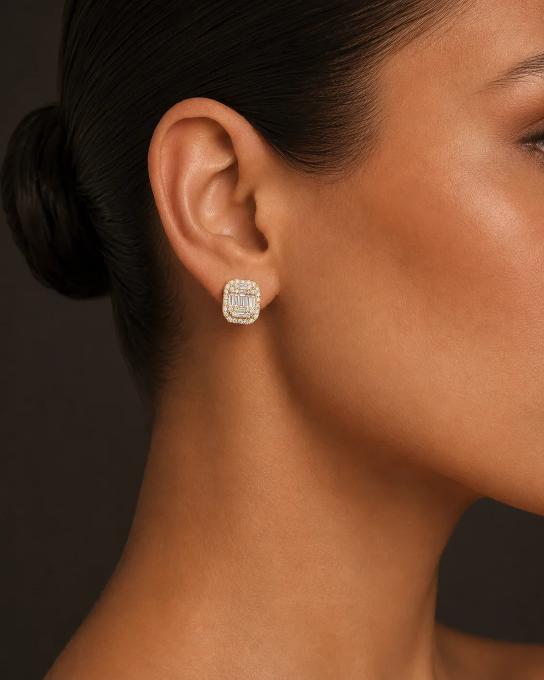 "LeLuxe™" Earrings in yellow gold, photo 2