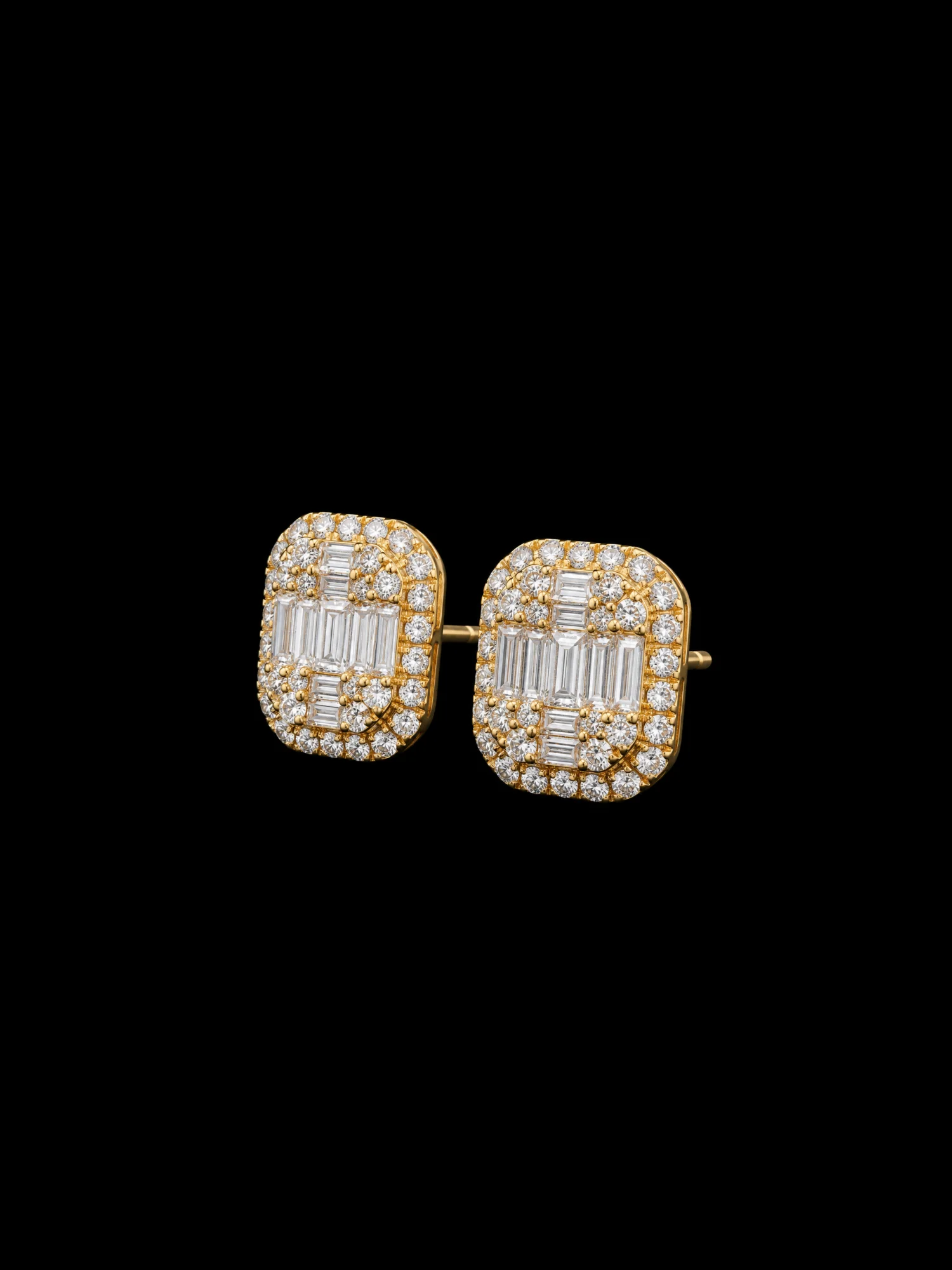 "LeLuxe™" Earrings in yellow gold, photo 4