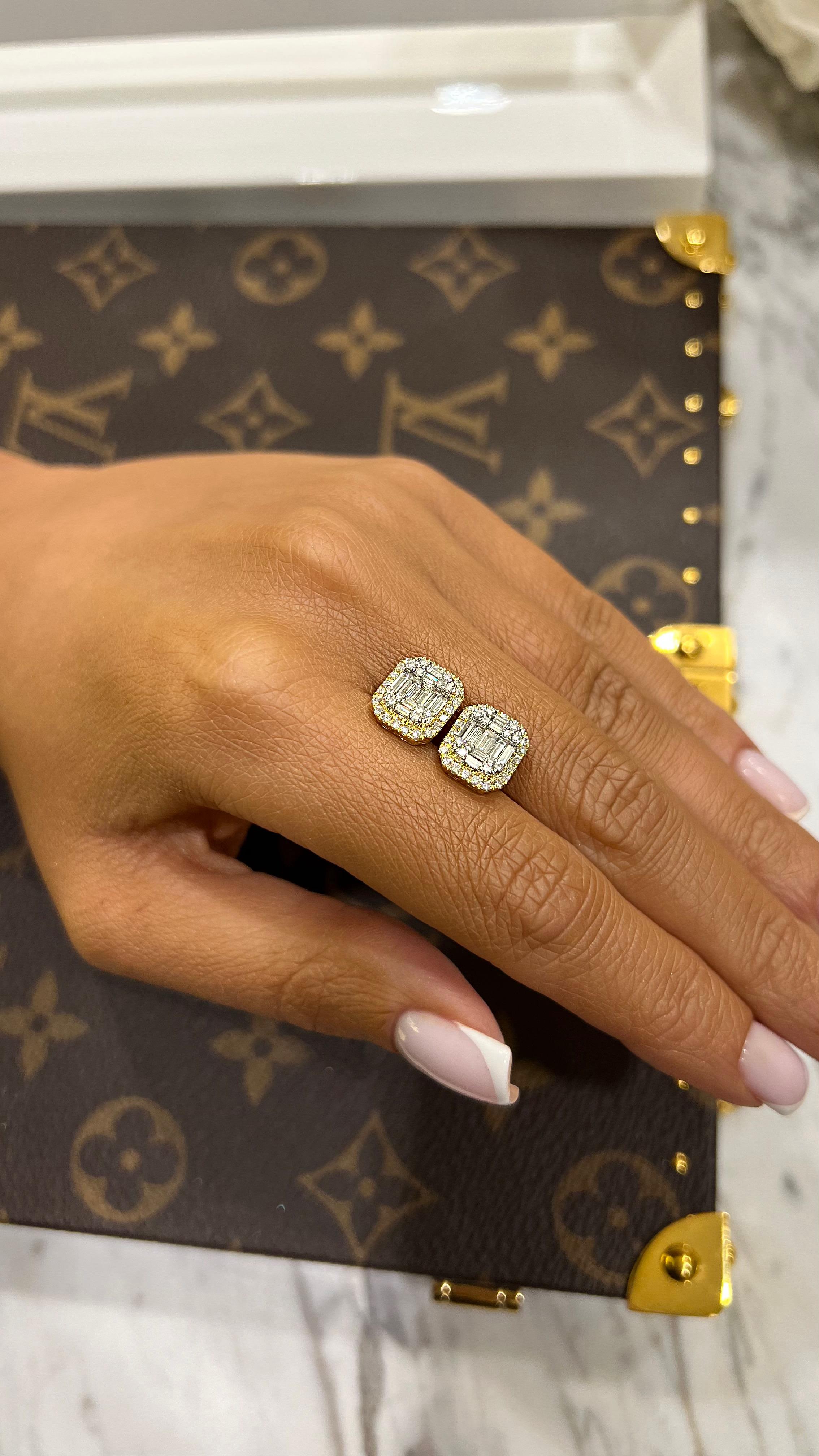"LeLuxe™" Earrings in yellow gold, photo 7