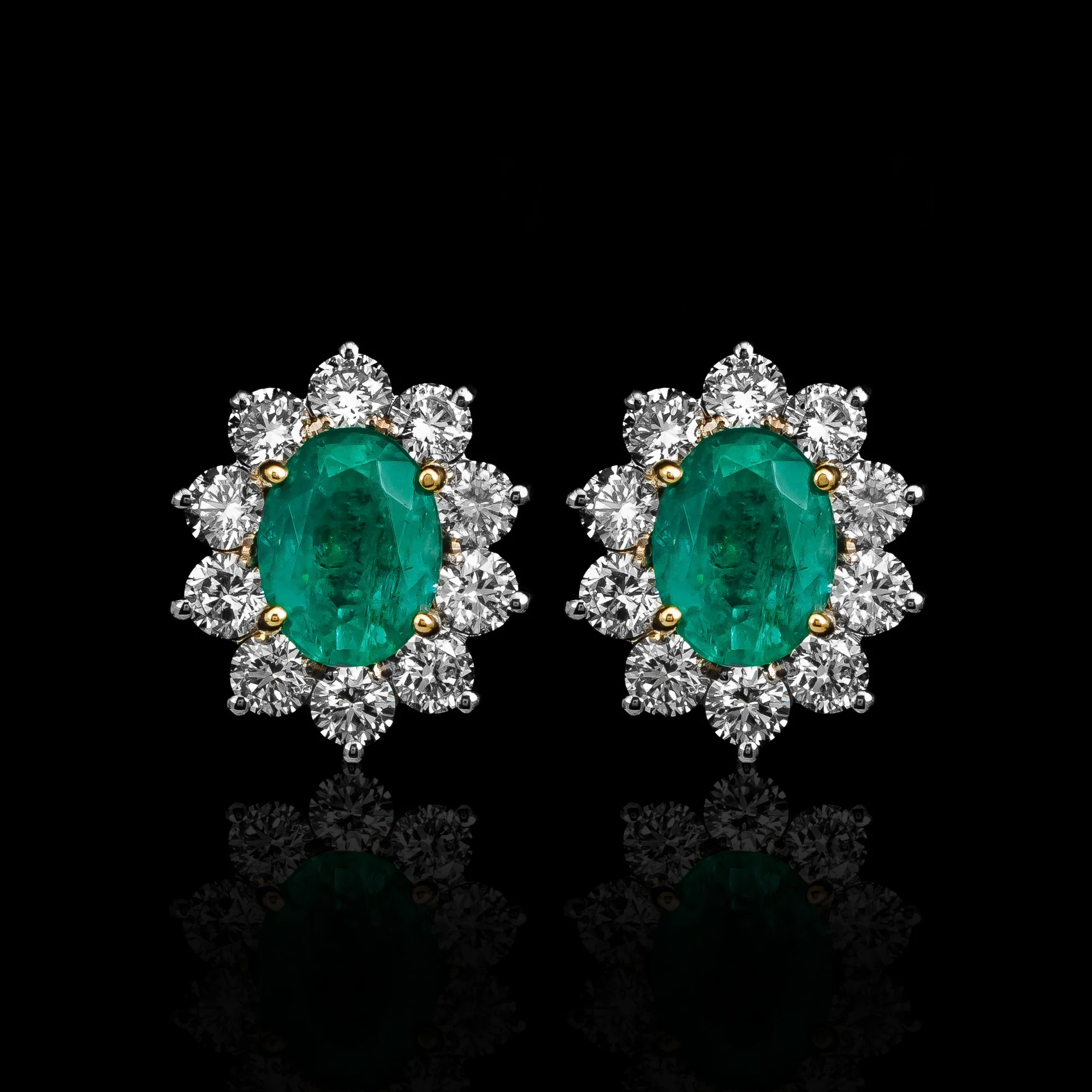 "VerdeExquisite™" Earrings – White gold 18k