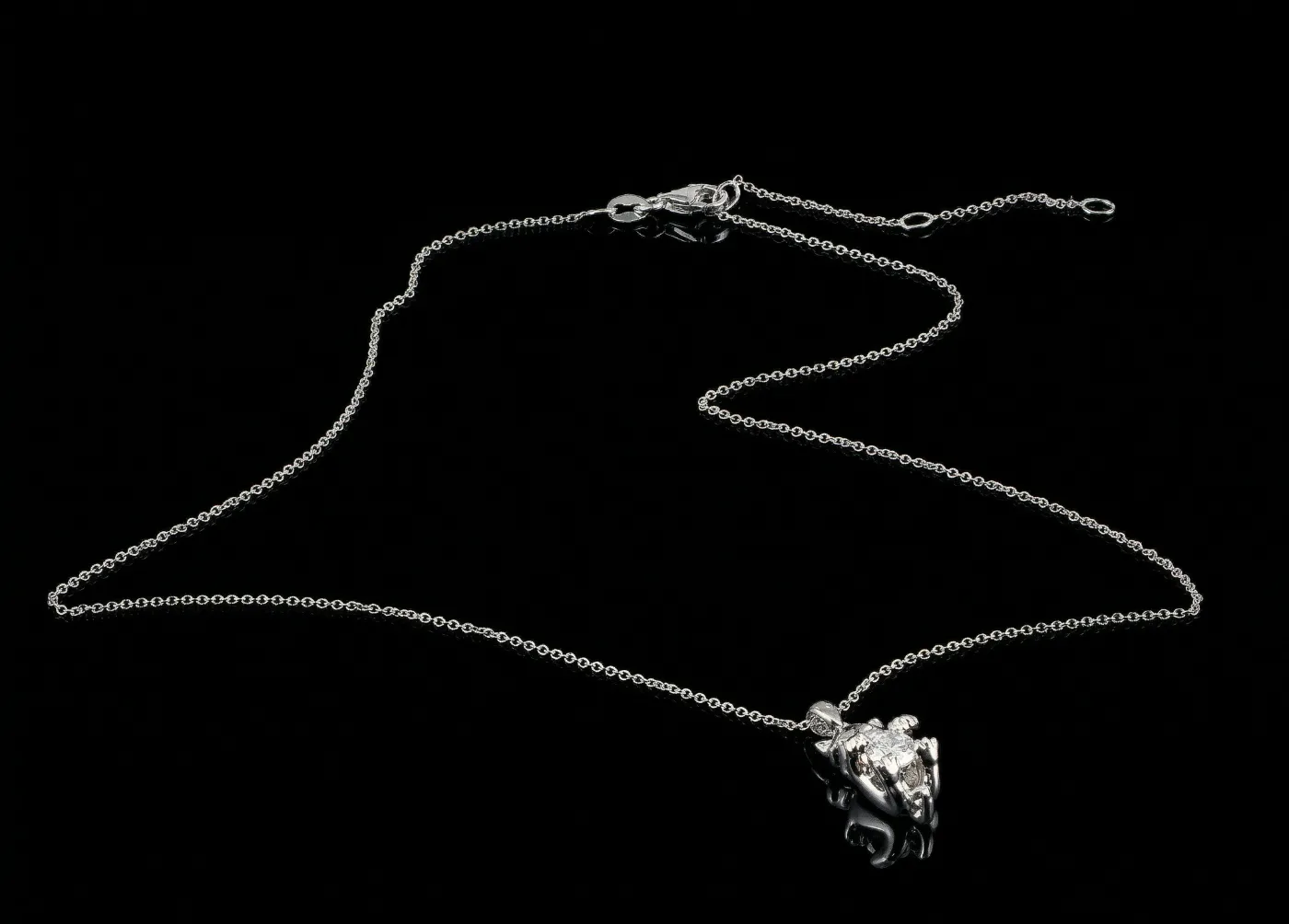 "BabyGepard™" Necklace in white gold, photo 2