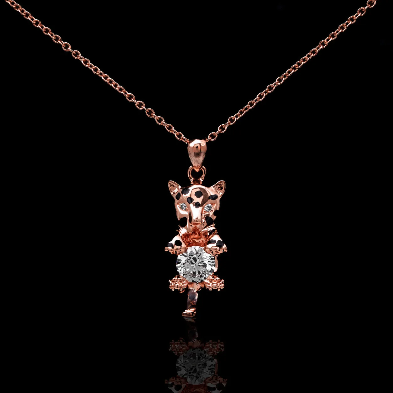 "BabyGepard™" Necklace – Rose gold
