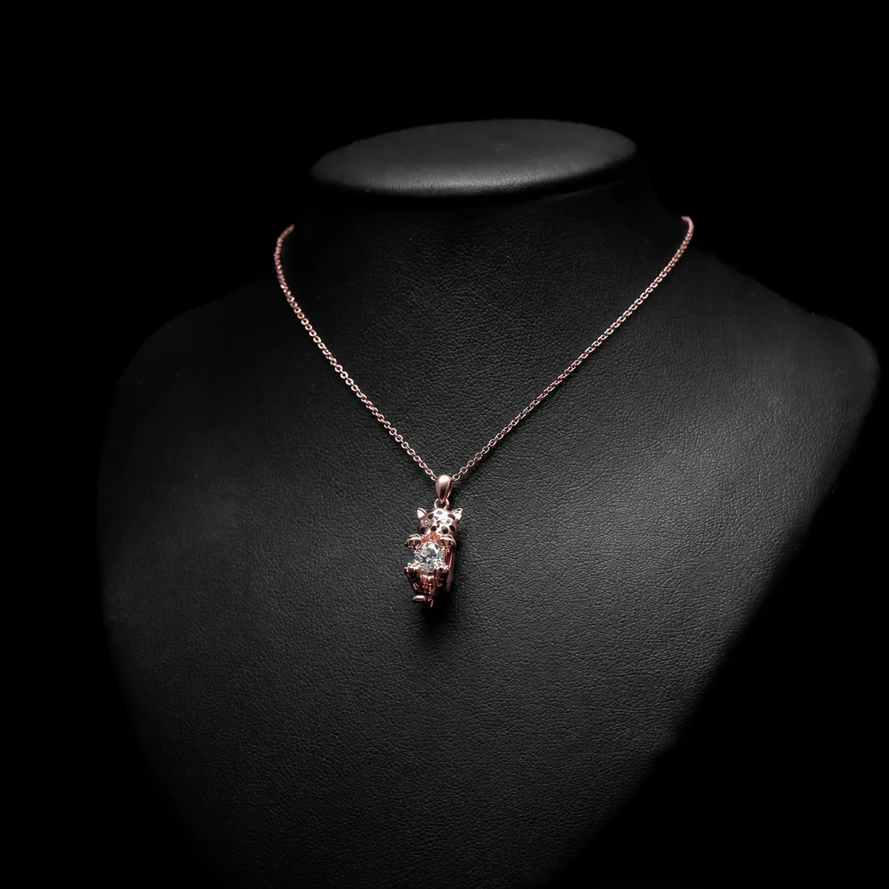 "BabyGepard™" Necklace in rose gold, photo 4