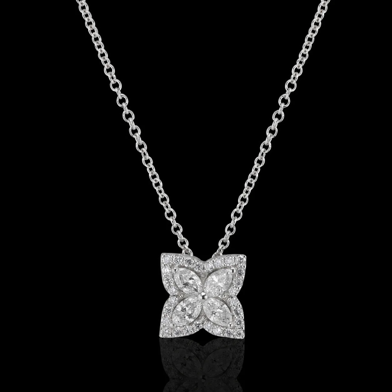 Belissima™ Necklace in white Gold, photo 3