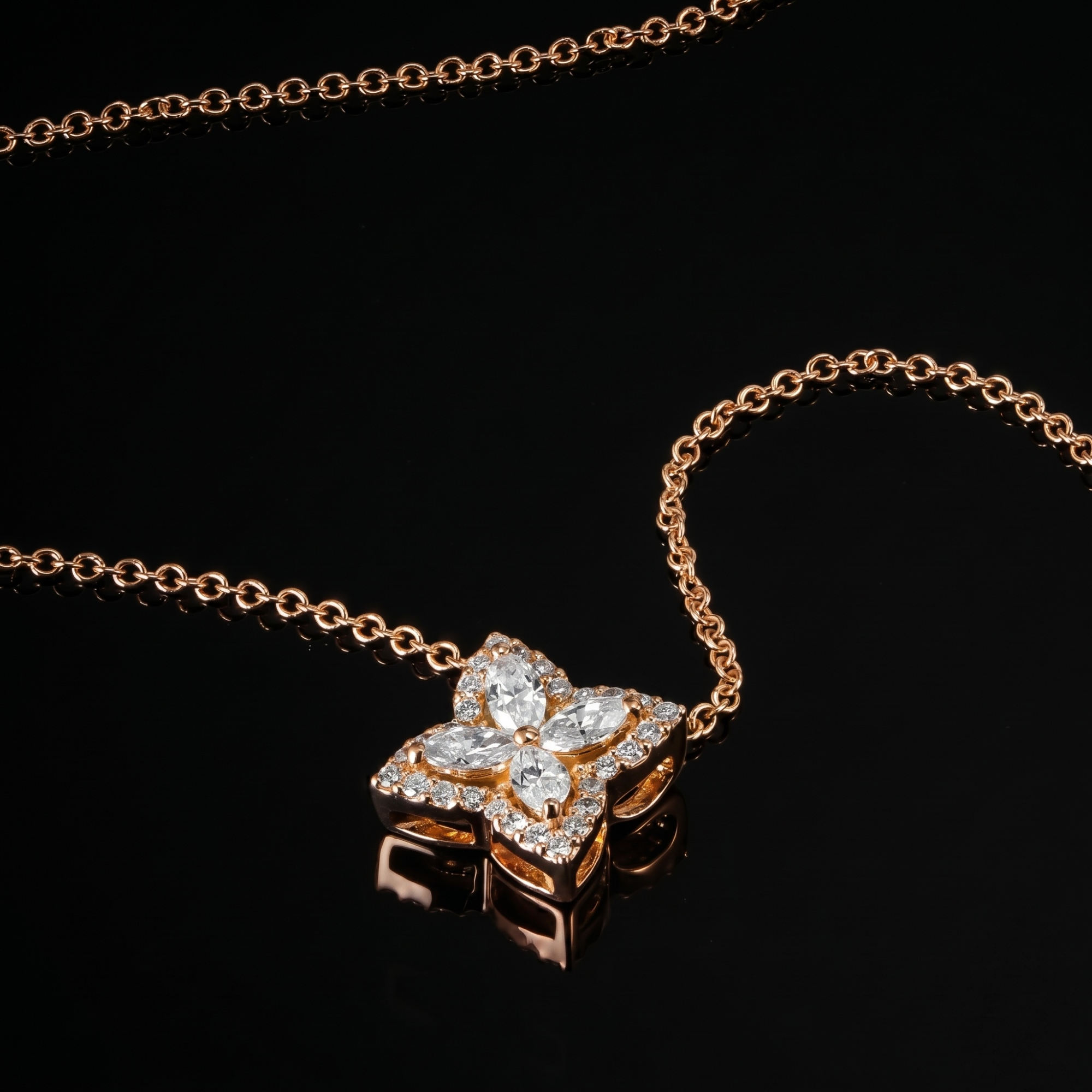 Belissima™ Necklace in rose Gold, photo 4