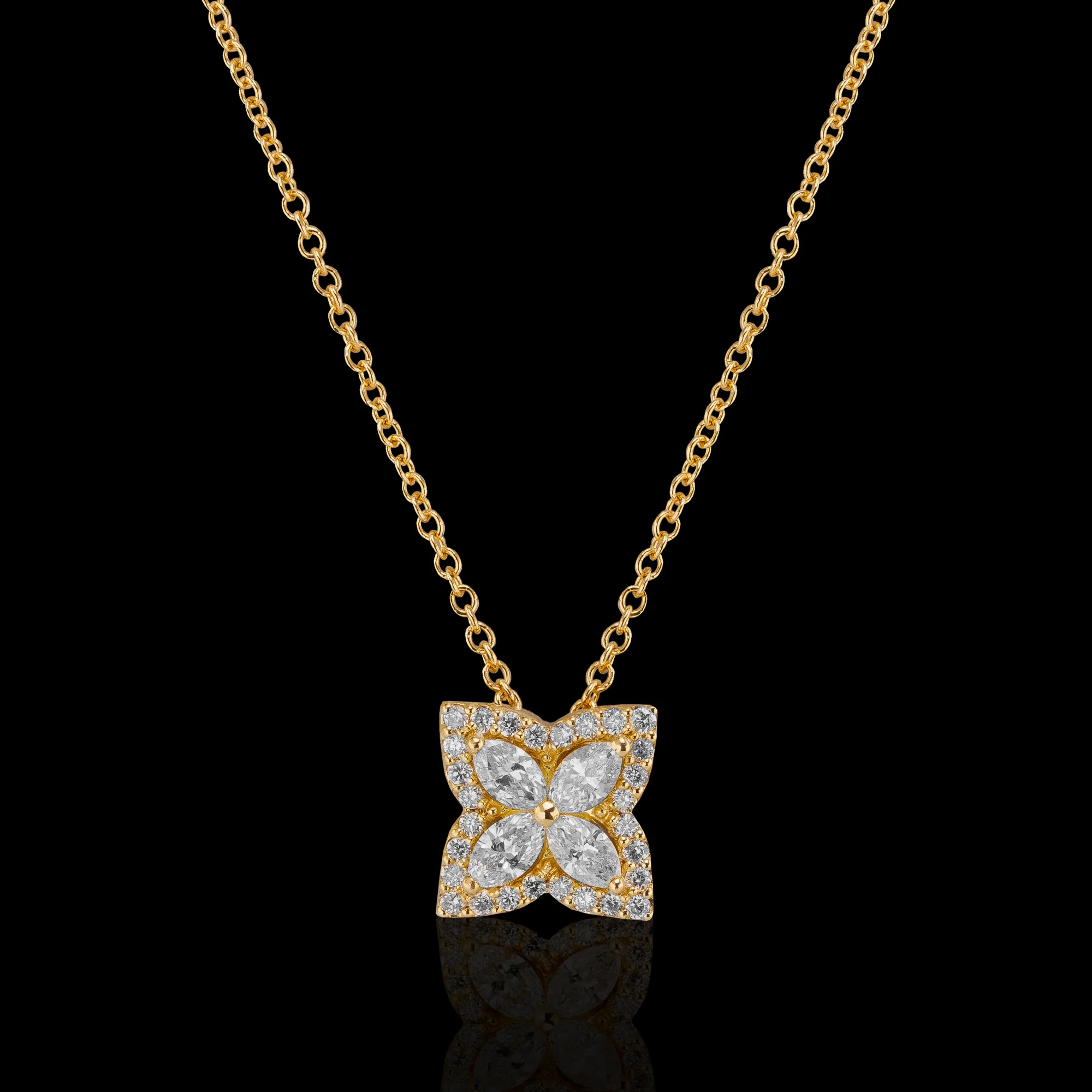 Belissima™ Necklace in 18k yellow gold, photo 3