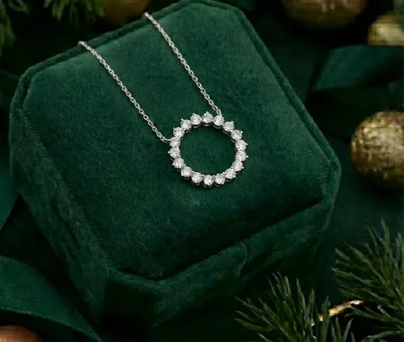 Diamond Necklace "Eclat d'Or™" in white Gold, photo 6