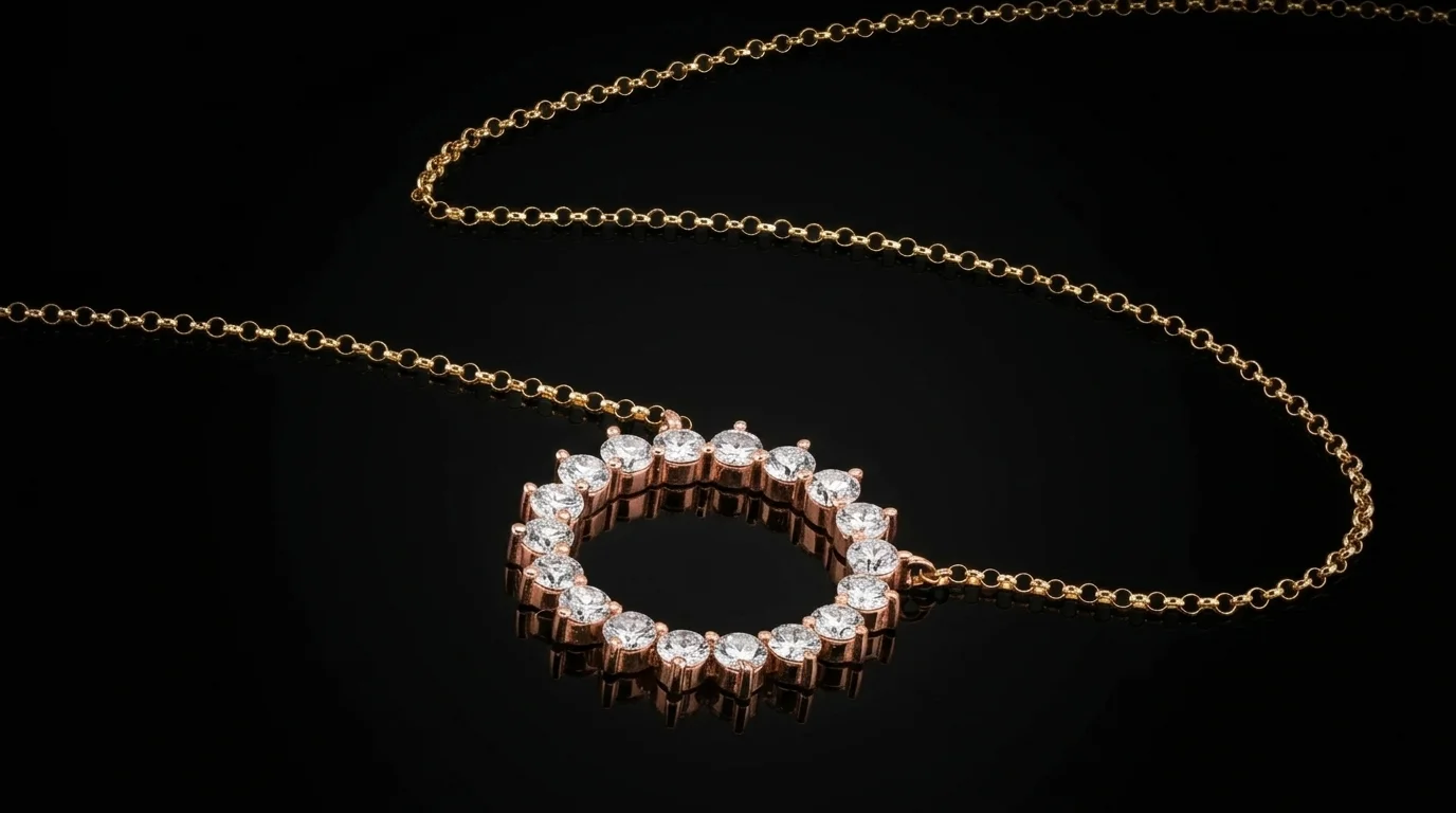 Naszyjnik z diamentami "Eclat d'Or™"